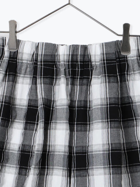 sm2rhythm「シャーリングチェックイージーパンツ」|その他|