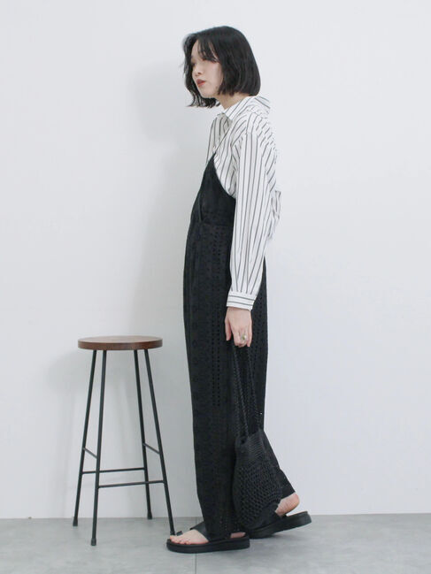 Samansa Mos2 blue「【接触冷感】マルチスタイルシャツ」|シャツ・ブラウス|