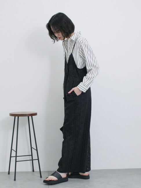 Samansa Mos2 blue「【接触冷感】マルチスタイルシャツ」|シャツ・ブラウス|