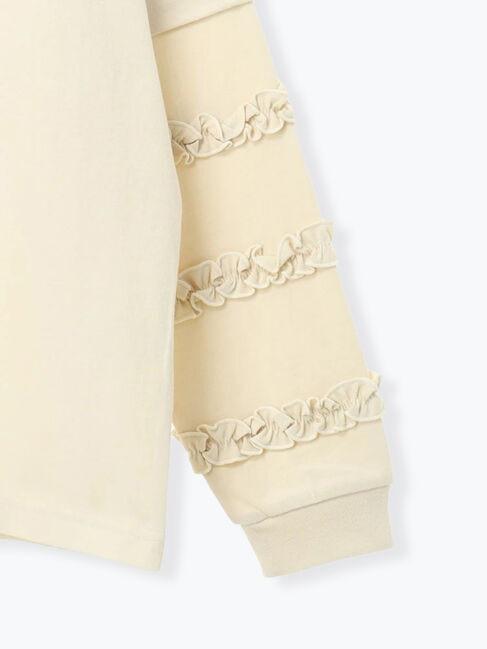 Samansa Mos2「【Disney】くまのプーさん袖フリルロンT」|Tシャツ・カットソー|