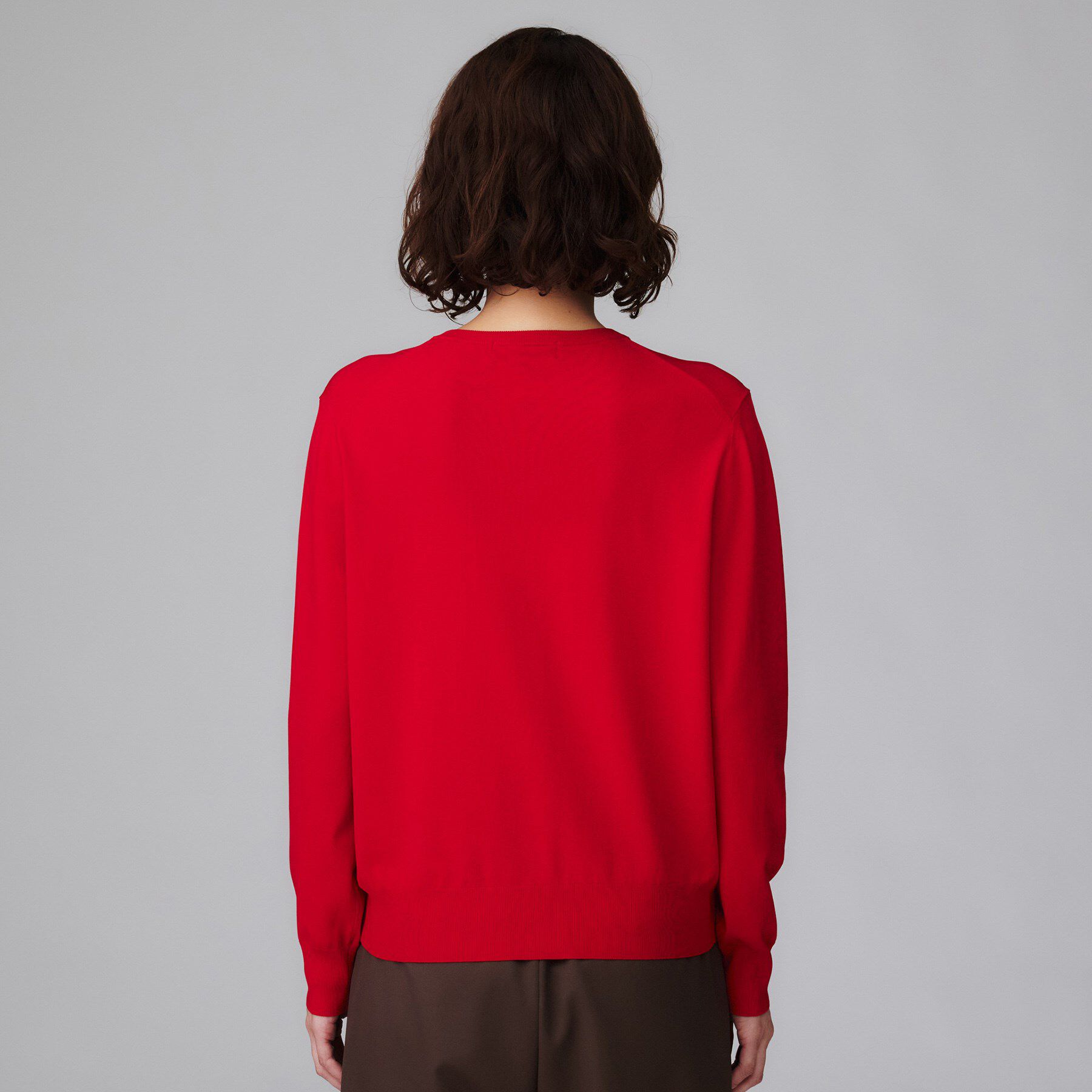 UNTITLED「【朝晩の羽織に/アンサンブル可/薄手】ベーシッククルーネックカーディガン」|カーディガン|