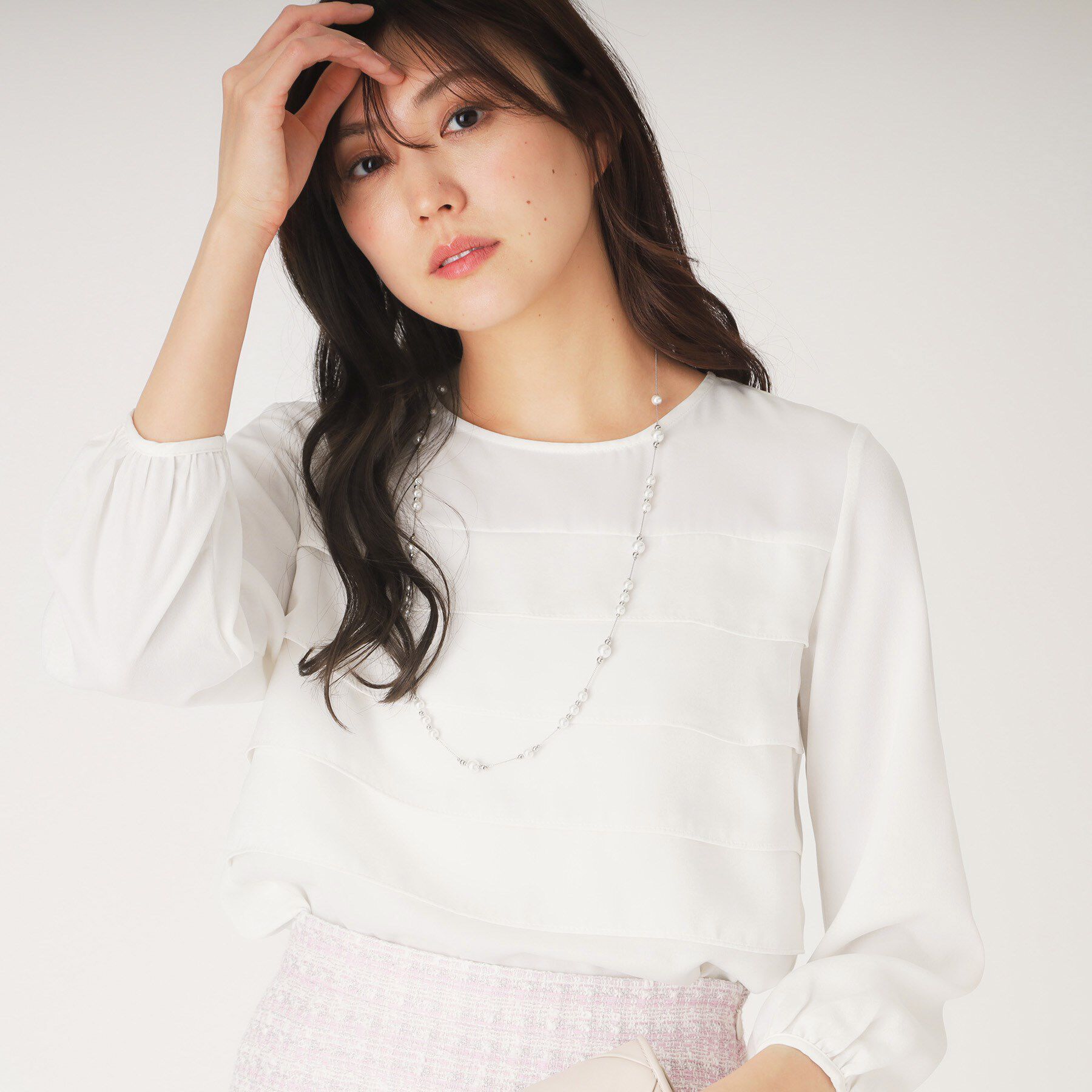 COUP DE CHANCE「【洗える】フリルブラウス」|シャツ・ブラウス|