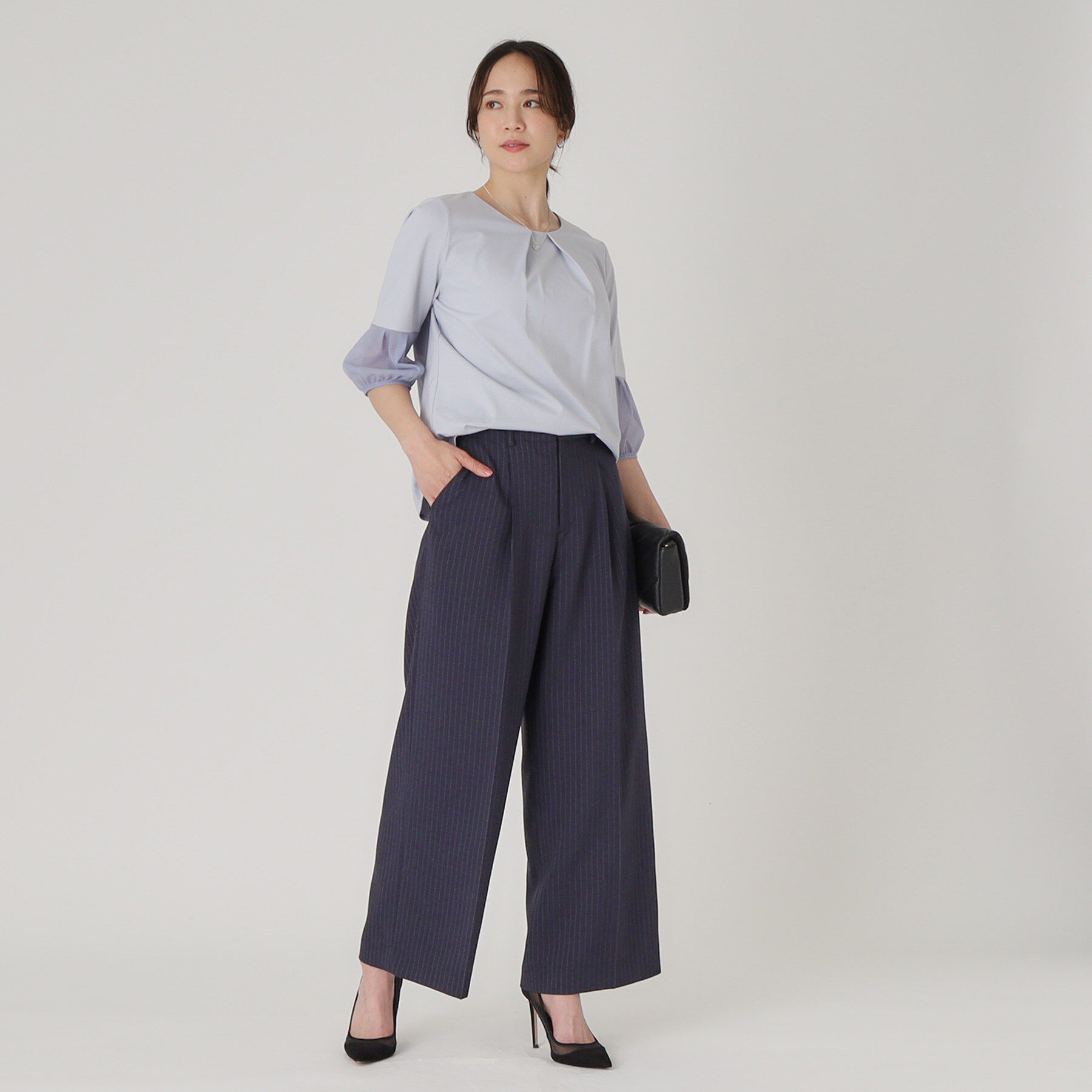 COUP DE CHANCE「【洗える／日本製】袖デザイントップス」|Tシャツ・カットソー|