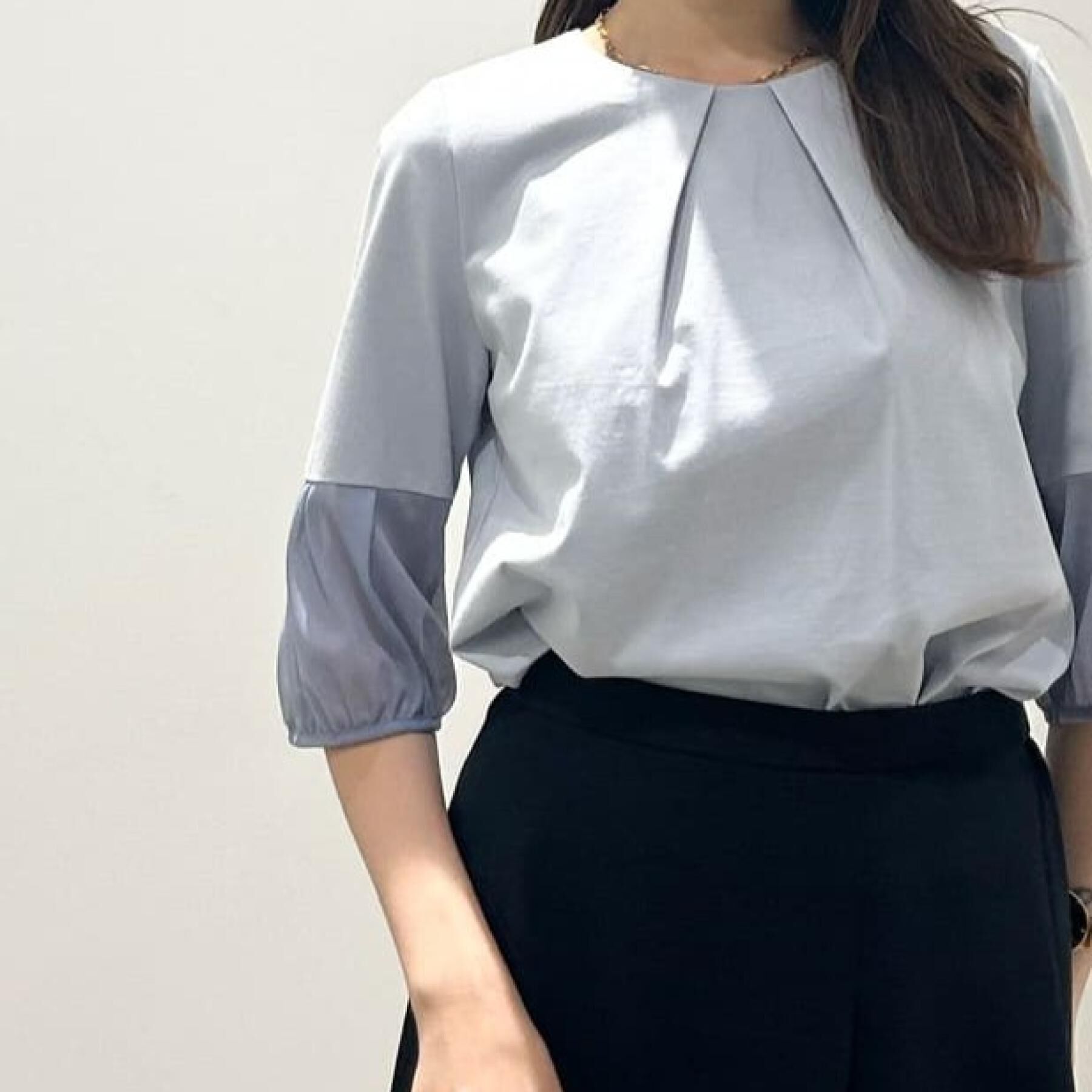 COUP DE CHANCE「【洗える／日本製】袖デザイントップス」|Tシャツ・カットソー|