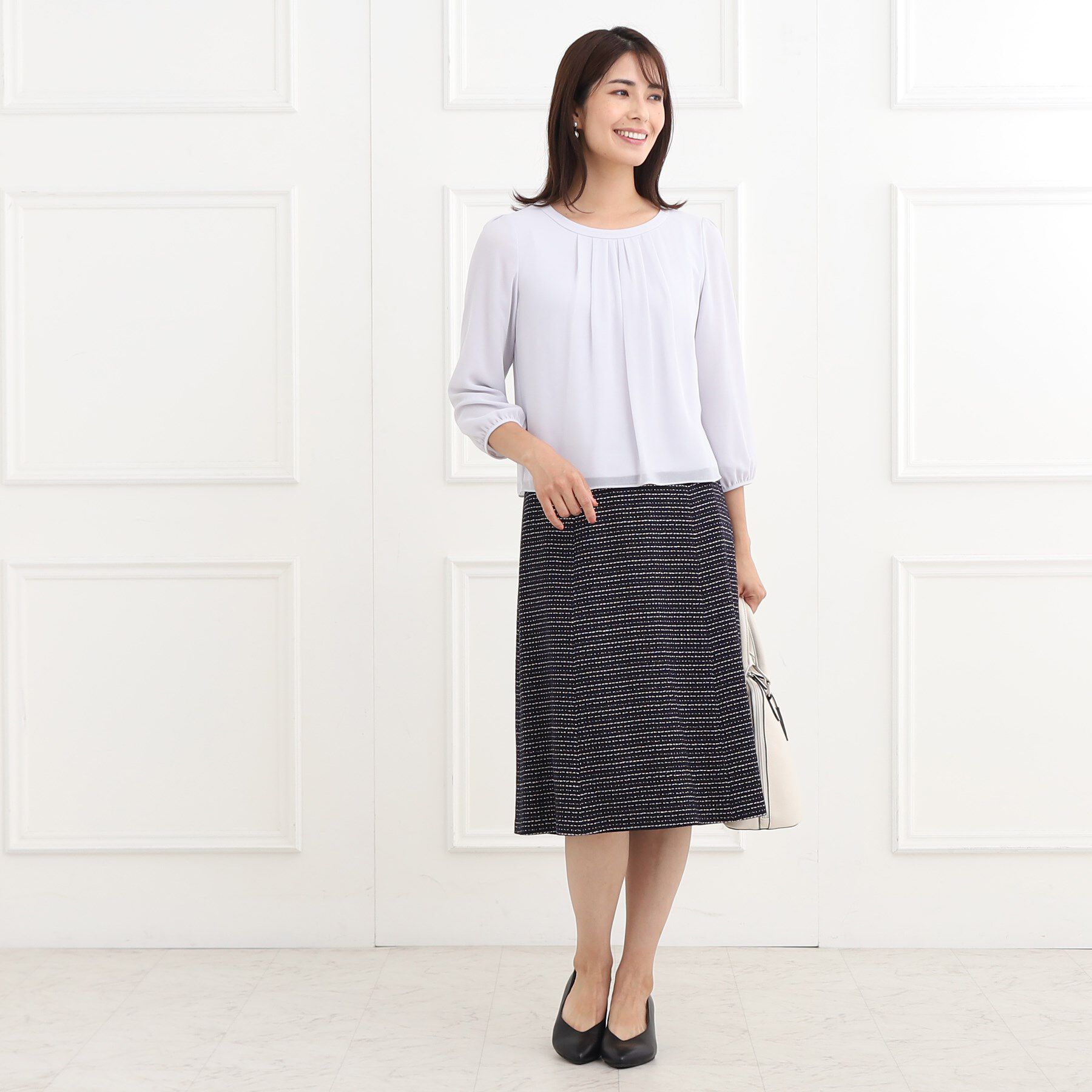 Reflect「【フォーマル/セットアップ可】ツイードスカート」|スカート|