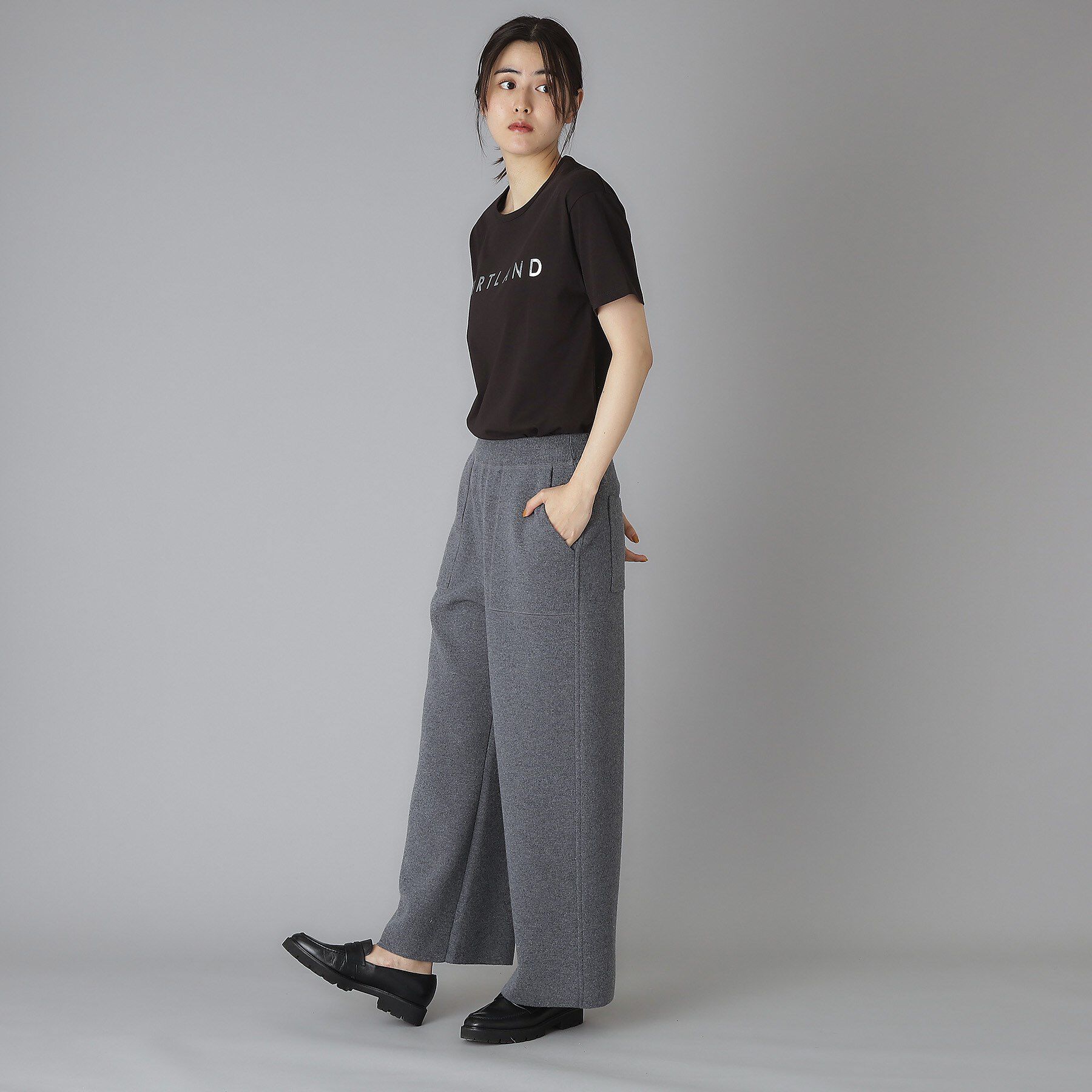 DRESSTERIOR「TICCA（ティッカ）ミラノリブワイドニットパンツ」|その他|