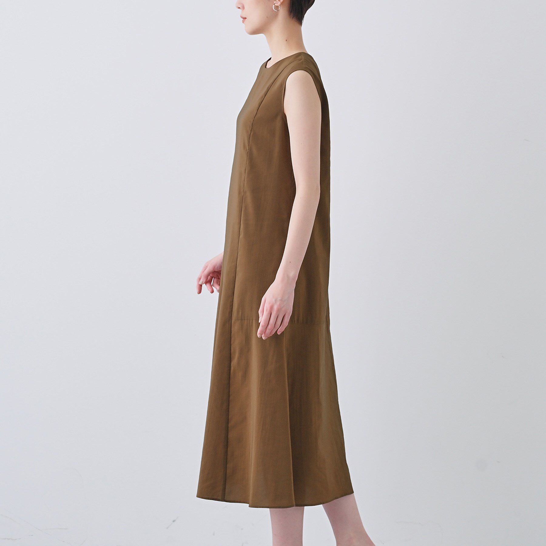 INDIVI「【通気性◎撥水／接触冷感／UVケア】フレアワンピース」|ワンピース|