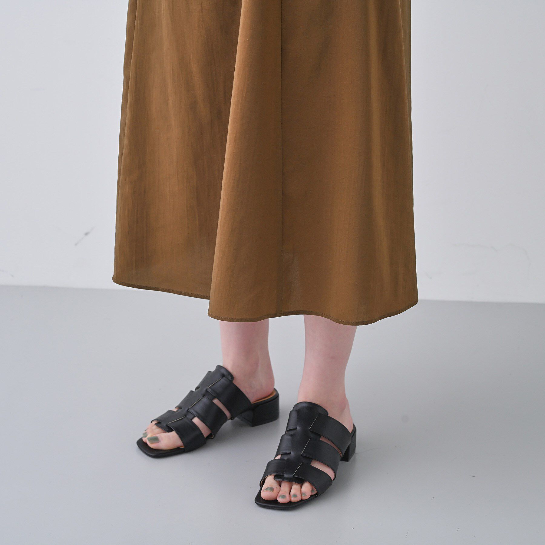 INDIVI「【通気性◎撥水／接触冷感／UVケア】フレアワンピース」|ワンピース|