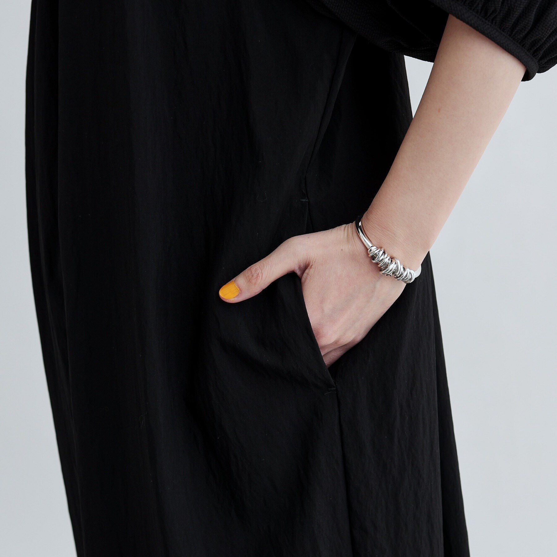 GALLEST「ソフトチュールスリーブ切替ワンピース」|ワンピース|