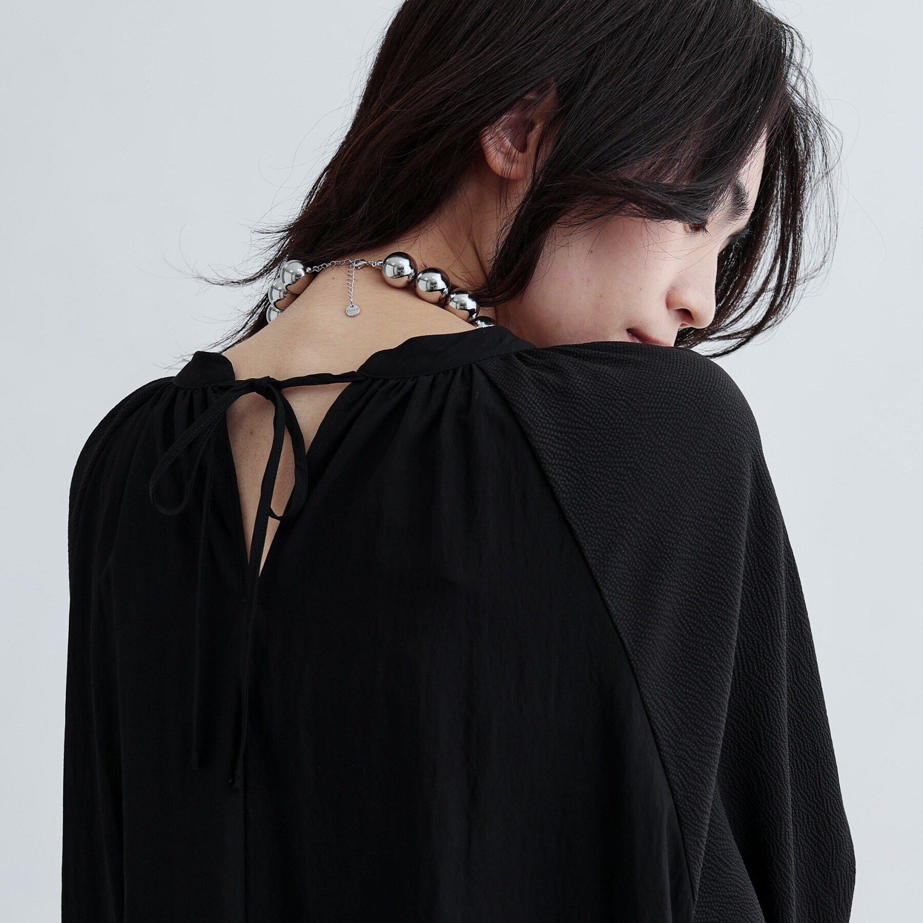 GALLEST「ソフトチュールスリーブ切替ワンピース」|ワンピース|