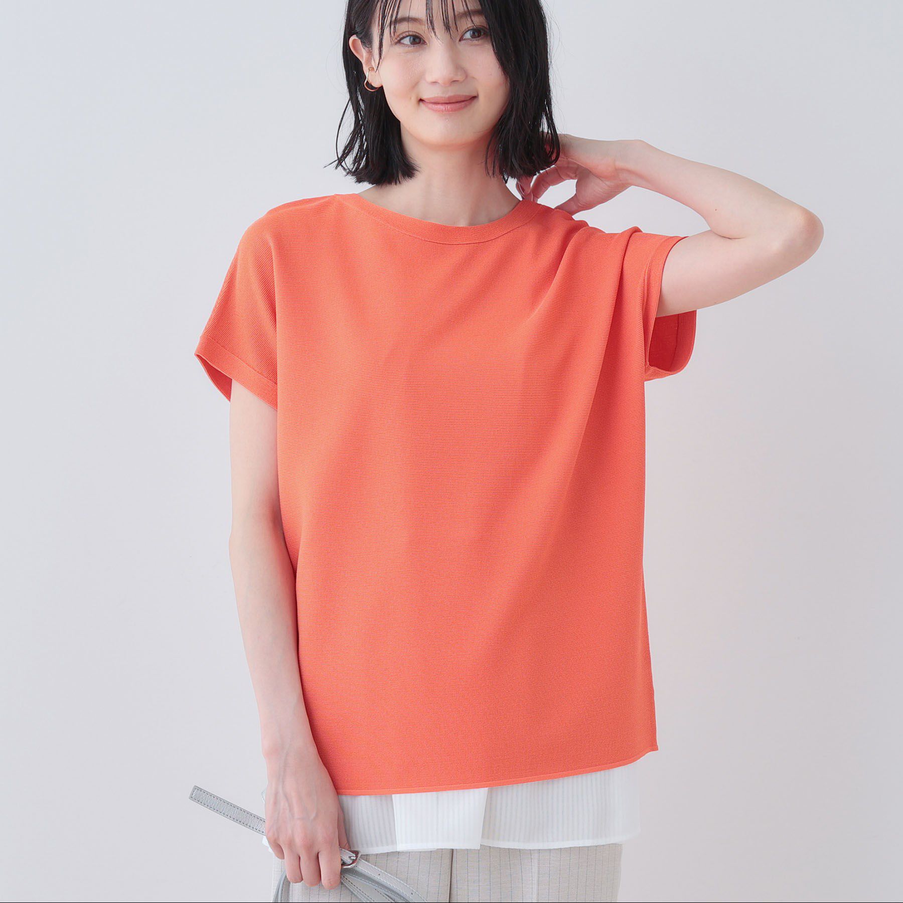 INDIVI「【洗える／レイヤードにも活躍】ペプラムインナートップス」|Tシャツ・カットソー|