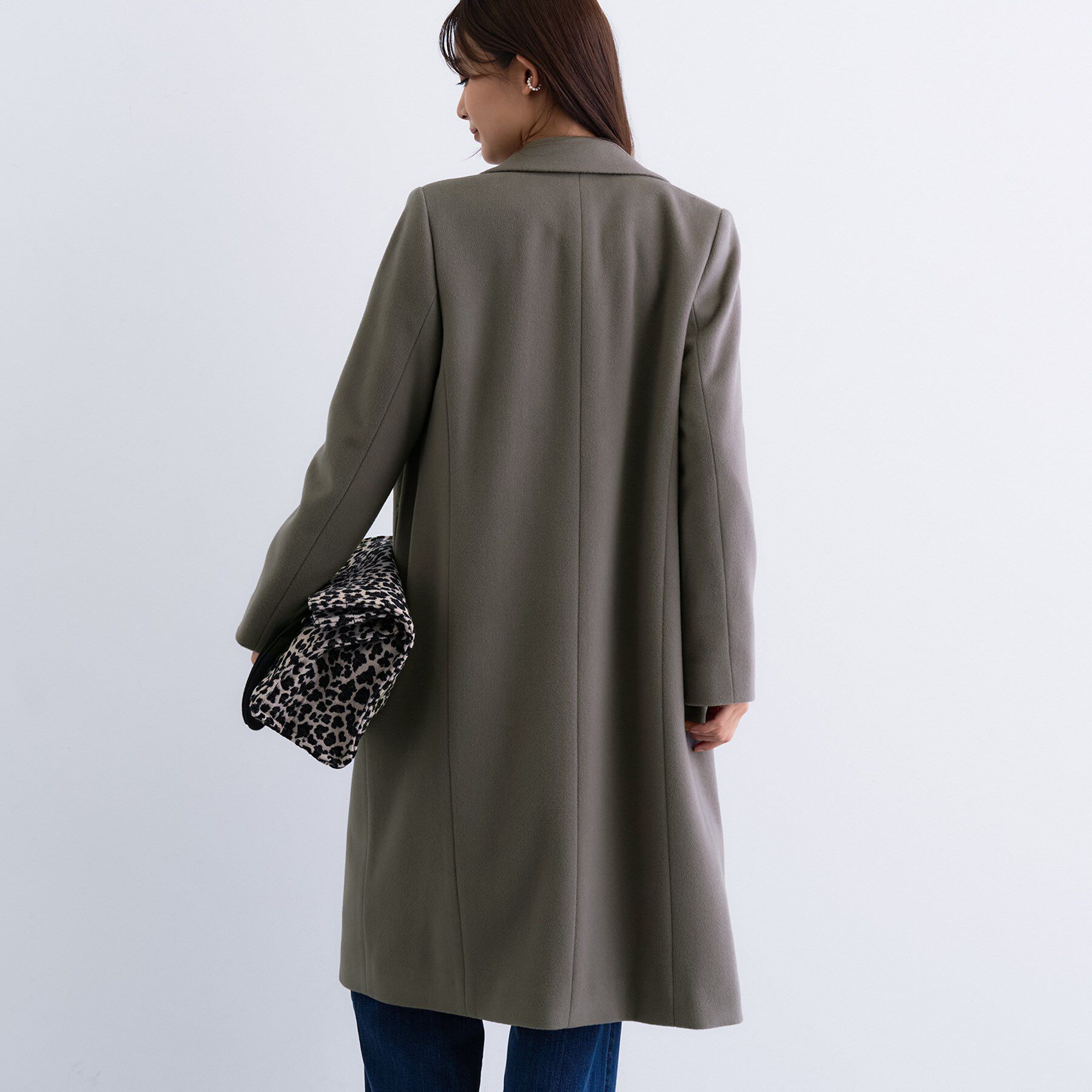 INDIVI「【名品コート／日本製】ウール100％チェスターコート」|チェスターコート|