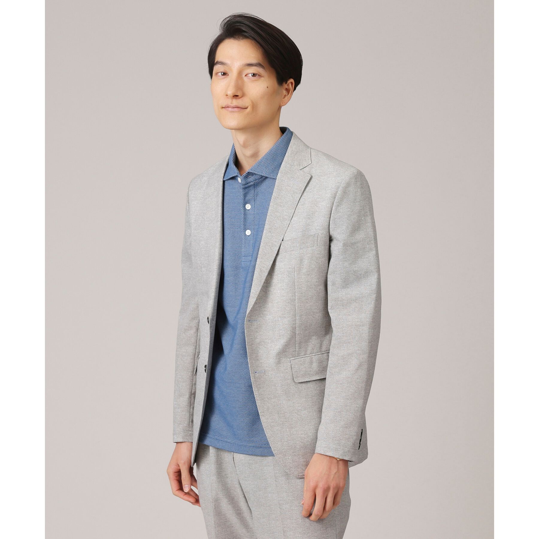 TAKEO KIKUCHI「【抗菌防臭／9色5サイズ展開】ハニカムメランジ ポロシャツ」|ポロシャツ|