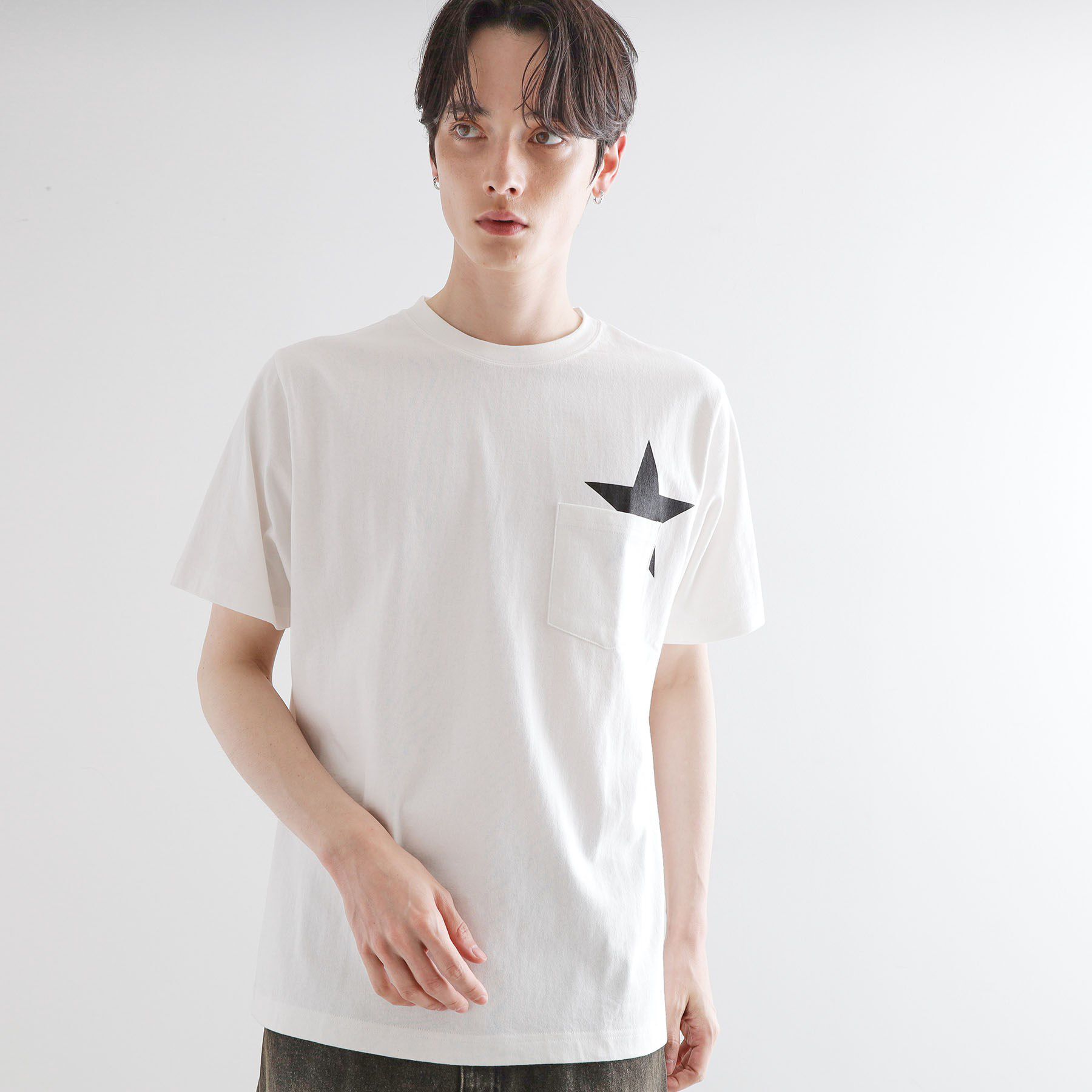 tk.TAKEO KIKUCHI「スターTシャツアソート」|Tシャツ・カットソー|ホワイト(001)