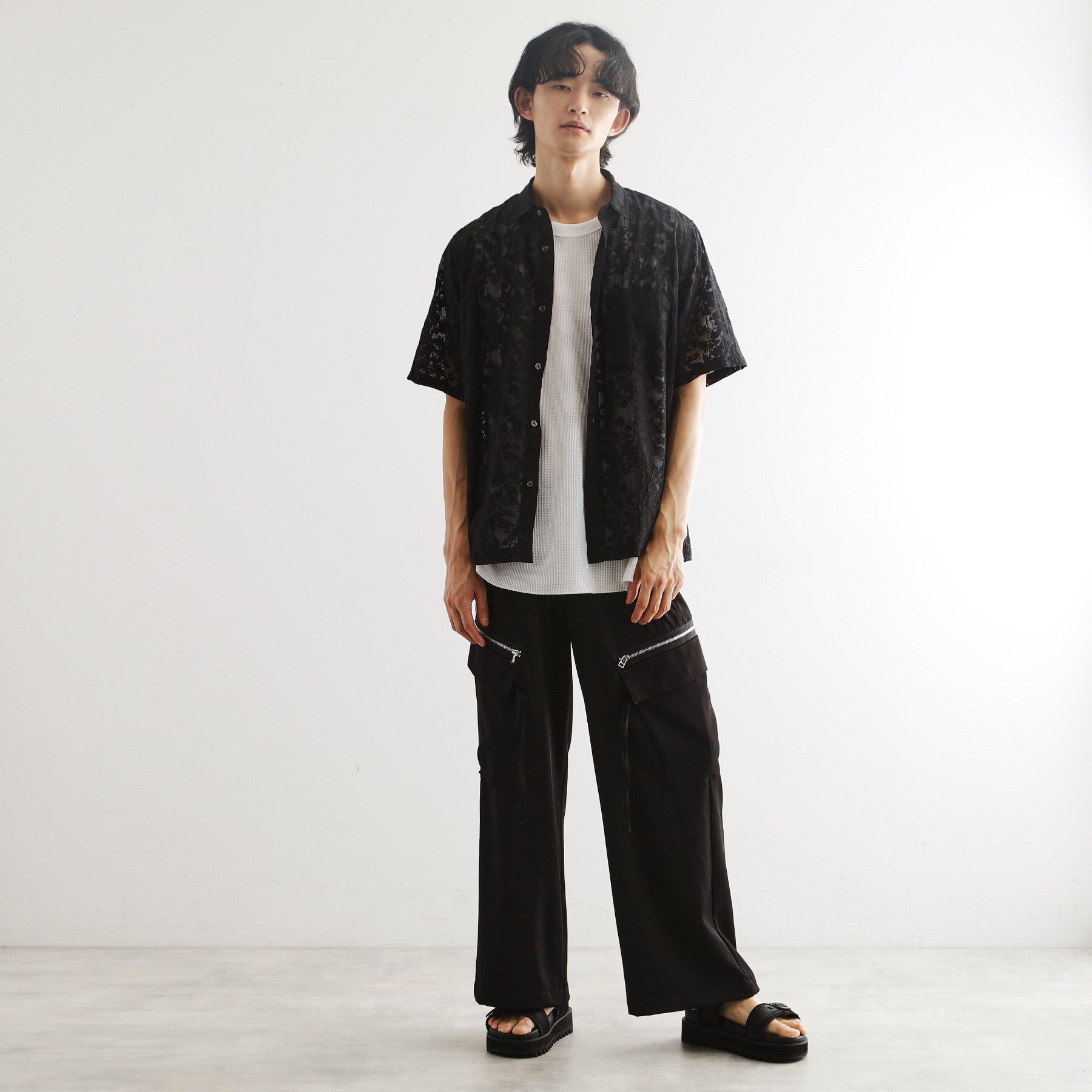 tk.TAKEO KIKUCHI「オパールプリントシャツ」|シャツ・ブラウス|