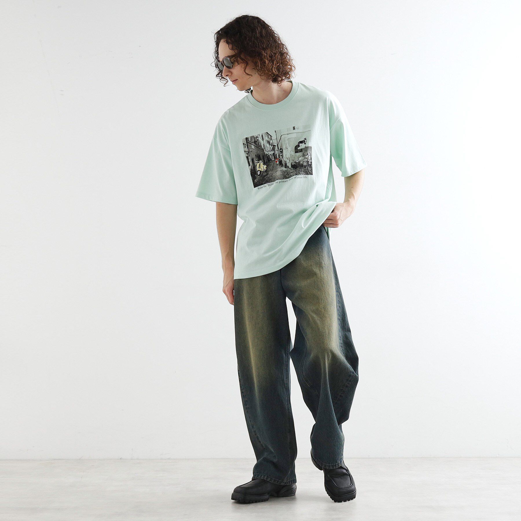 tk.TAKEO KIKUCHI「フォト刺繍Tシャツ」|Tシャツ・カットソー|