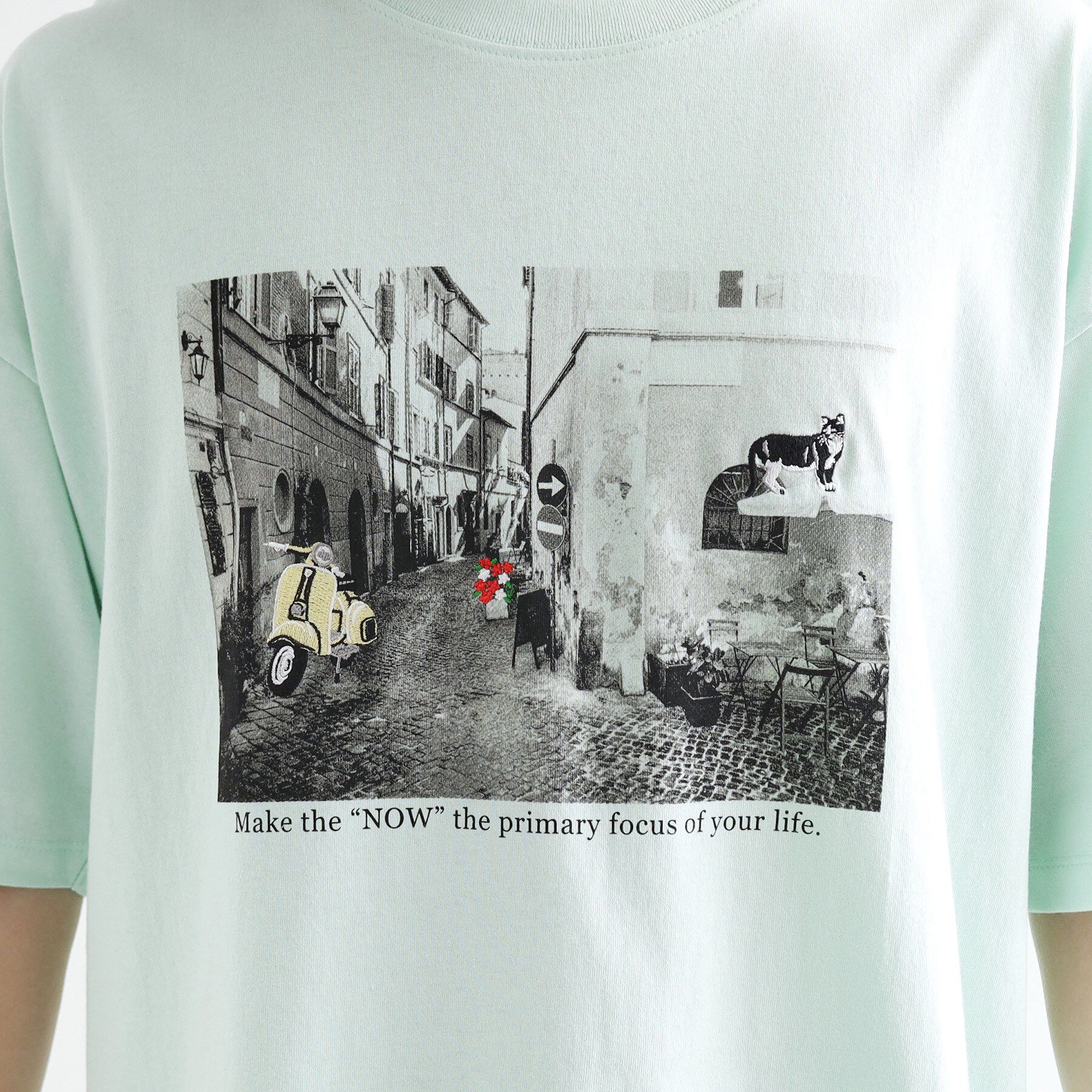 tk.TAKEO KIKUCHI「フォト刺繍Tシャツ」|Tシャツ・カットソー|