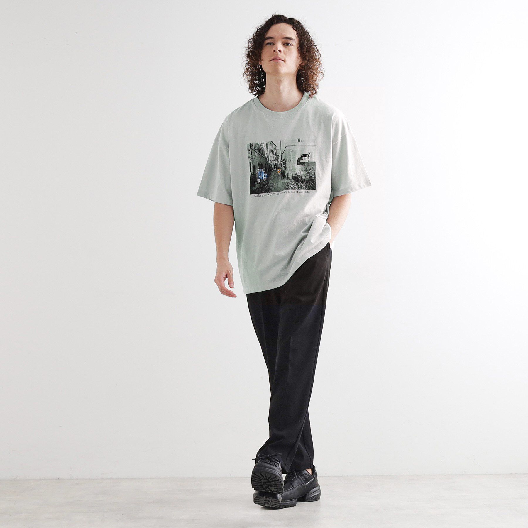 tk.TAKEO KIKUCHI「フォト刺繍Tシャツ」|Tシャツ・カットソー|