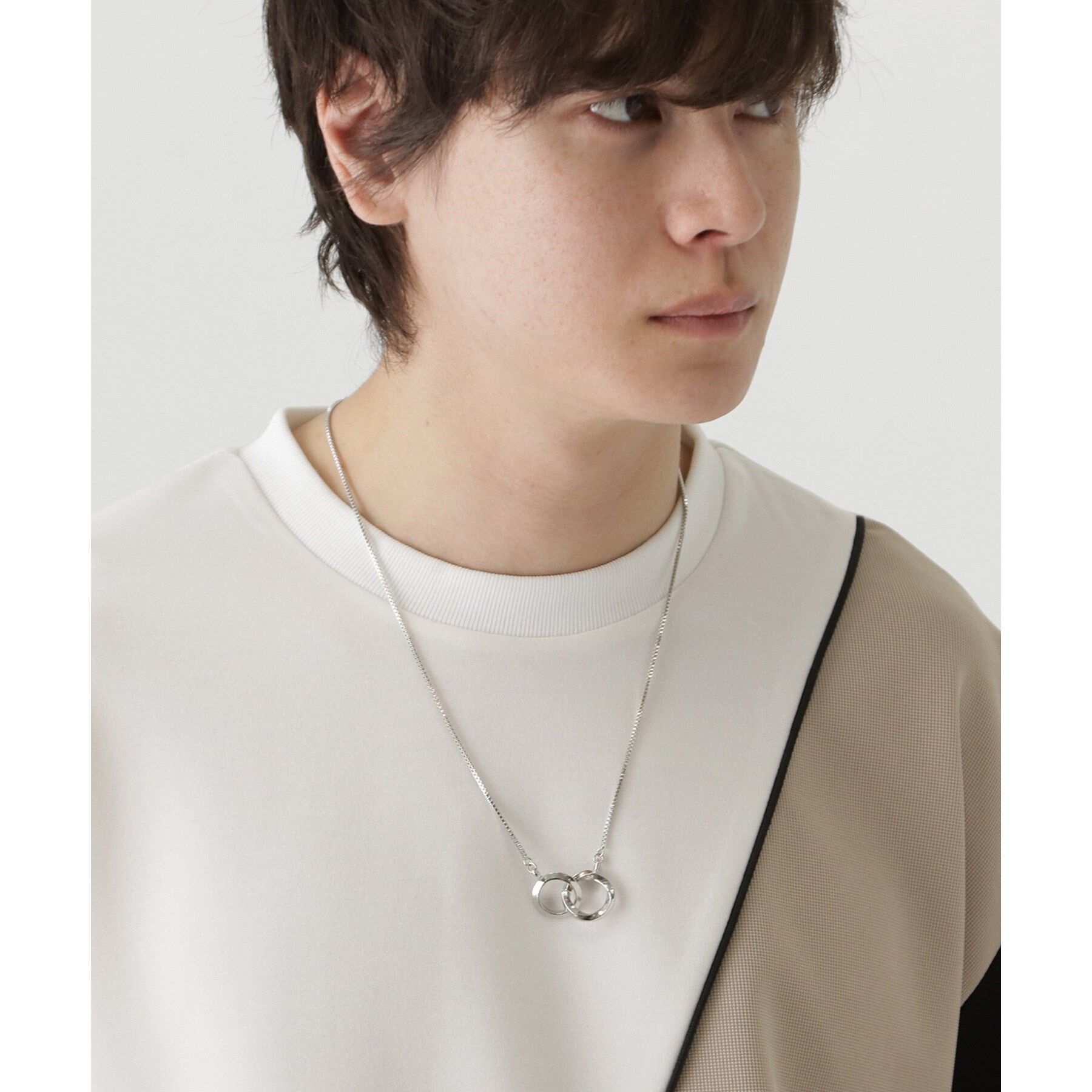 tk.TAKEO KIKUCHI「ダブルリングネックレス」|ネックレス|