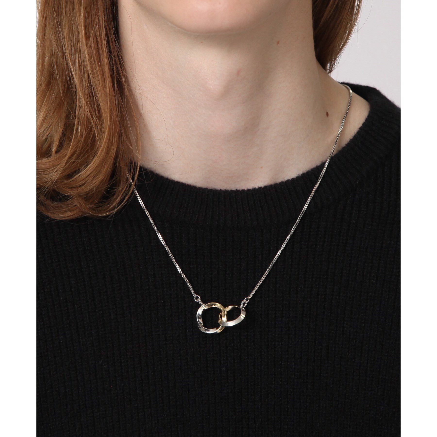 tk.TAKEO KIKUCHI「ダブルリングネックレス」|ネックレス|