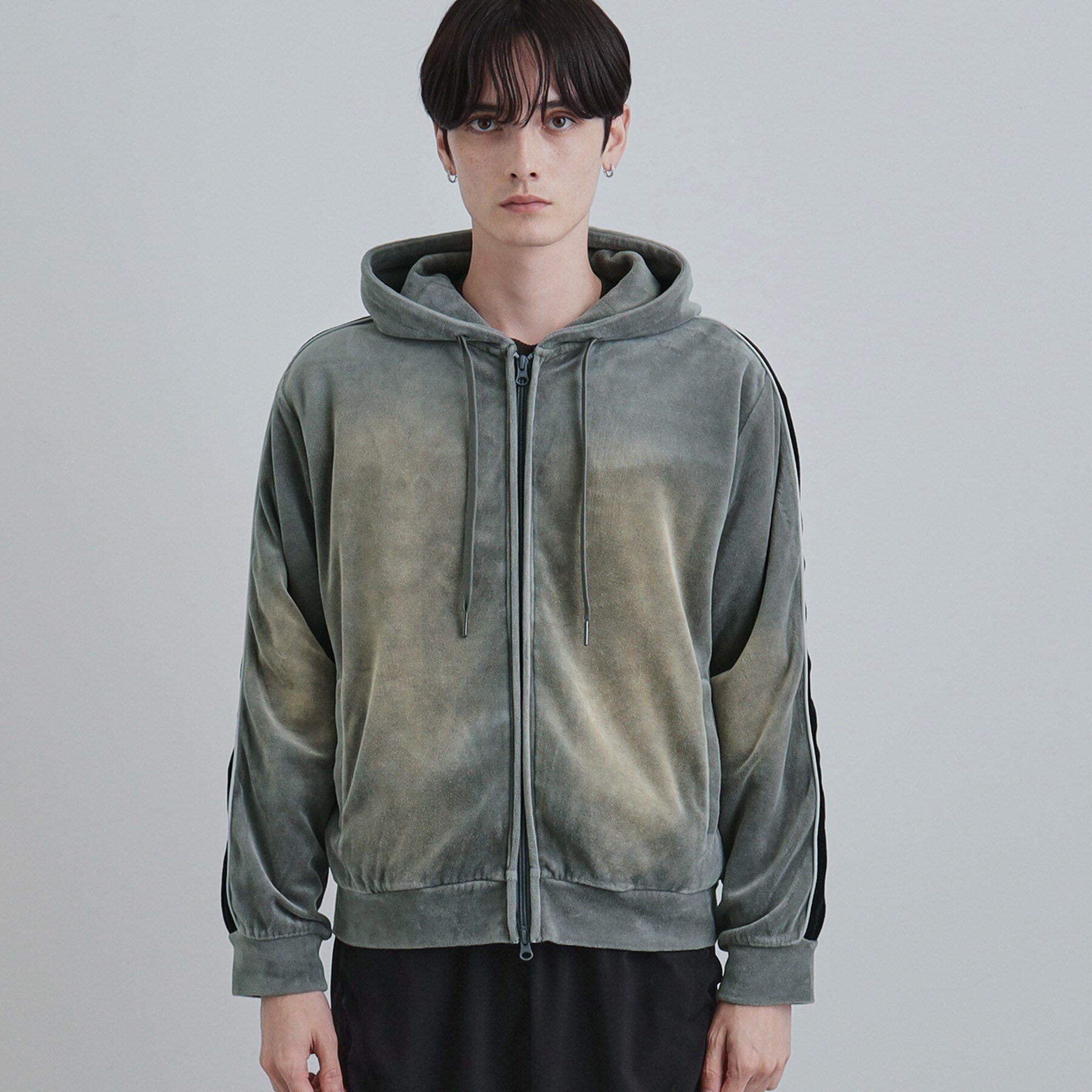 tk.TAKEO KIKUCHI「ヴィンテージライクベロアジップパーカー」|パーカー|