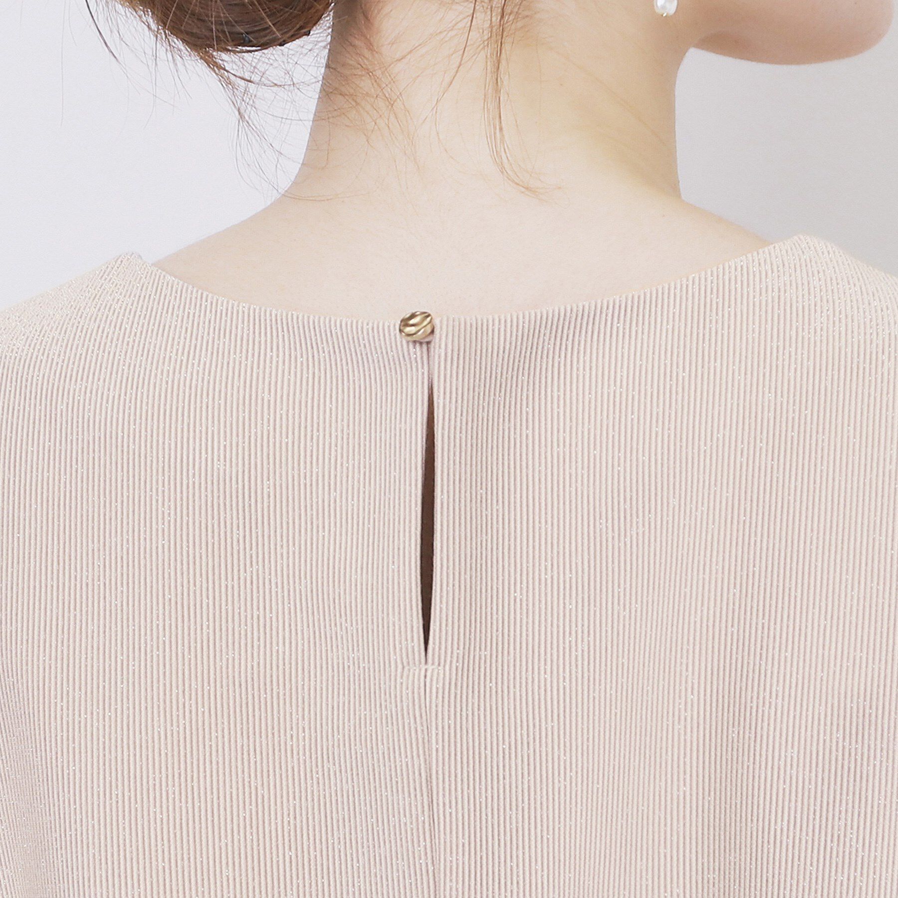 index「ストレッチペプラムラメトップス【洗濯機OK/防シワ/抗ピル】《S～3L》」|Tシャツ・カットソー|