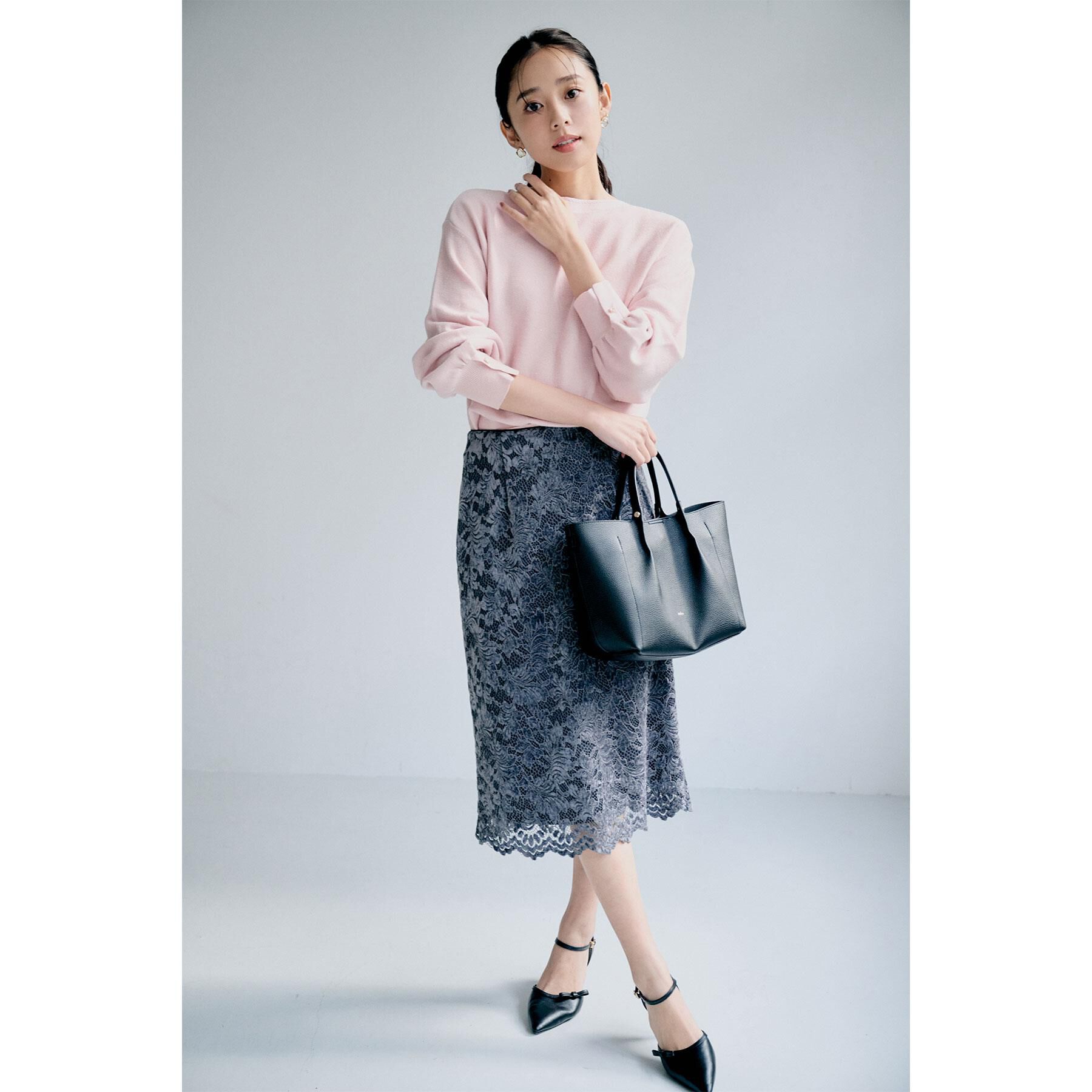 index「モールレースタイトスカート【洗濯機OK】」|スカート|