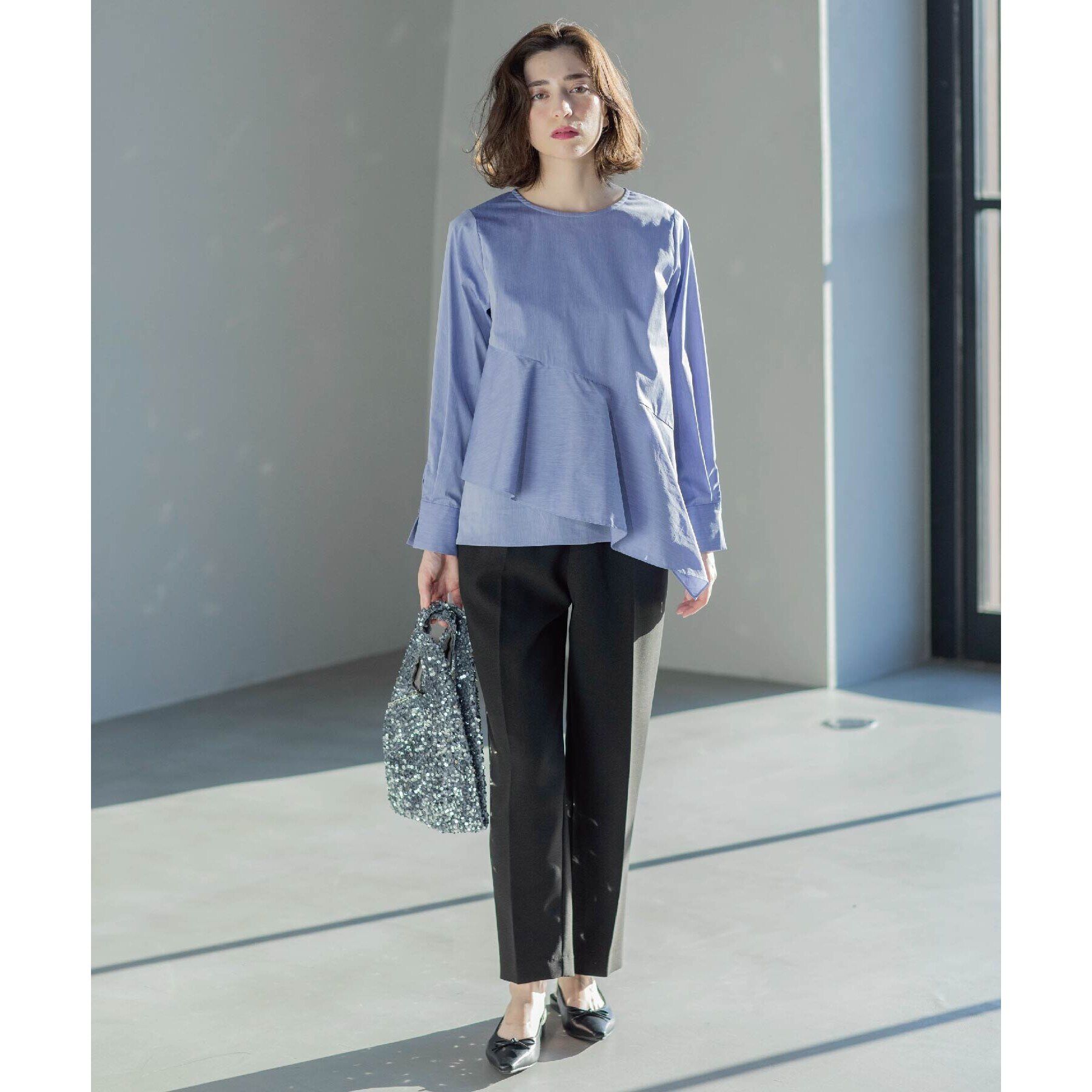 OPAQUE.CLIP「《SS-LLsize》美脚ストレッチイージーテーパードパンツ【洗濯機洗い可】」|その他|