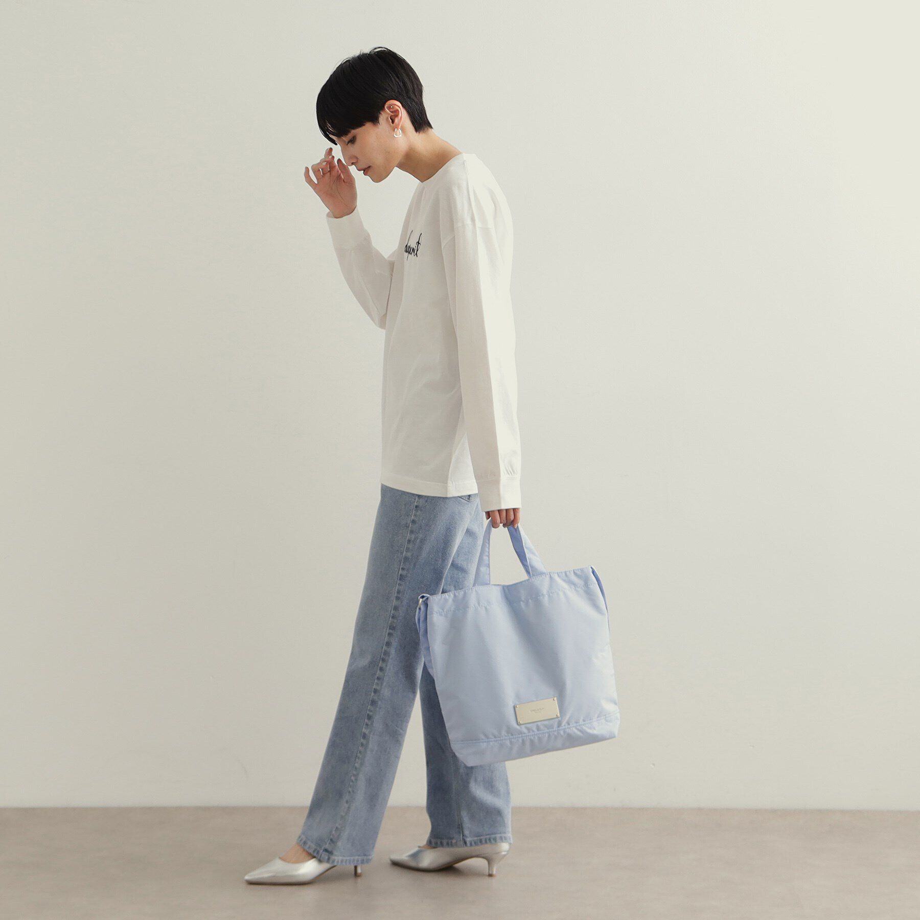 OPAQUE.CLIP「【2WAY/A4サイズ対応】メタルプレートトートバッグ」|トートバッグ|