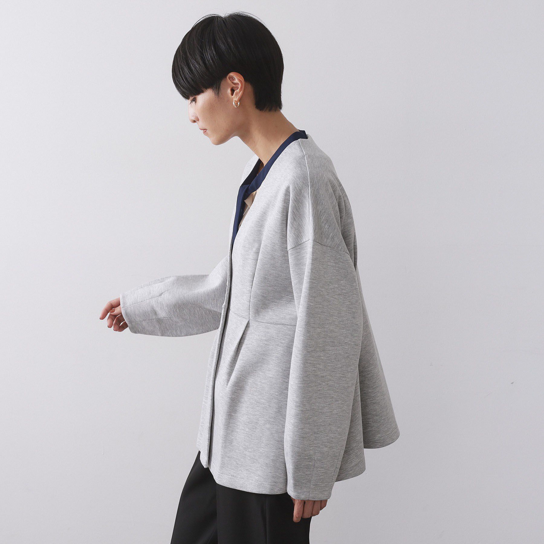 OPAQUE.CLIP「ペプラムカーディガン【UVケア/洗濯機OK】」|カーディガン|