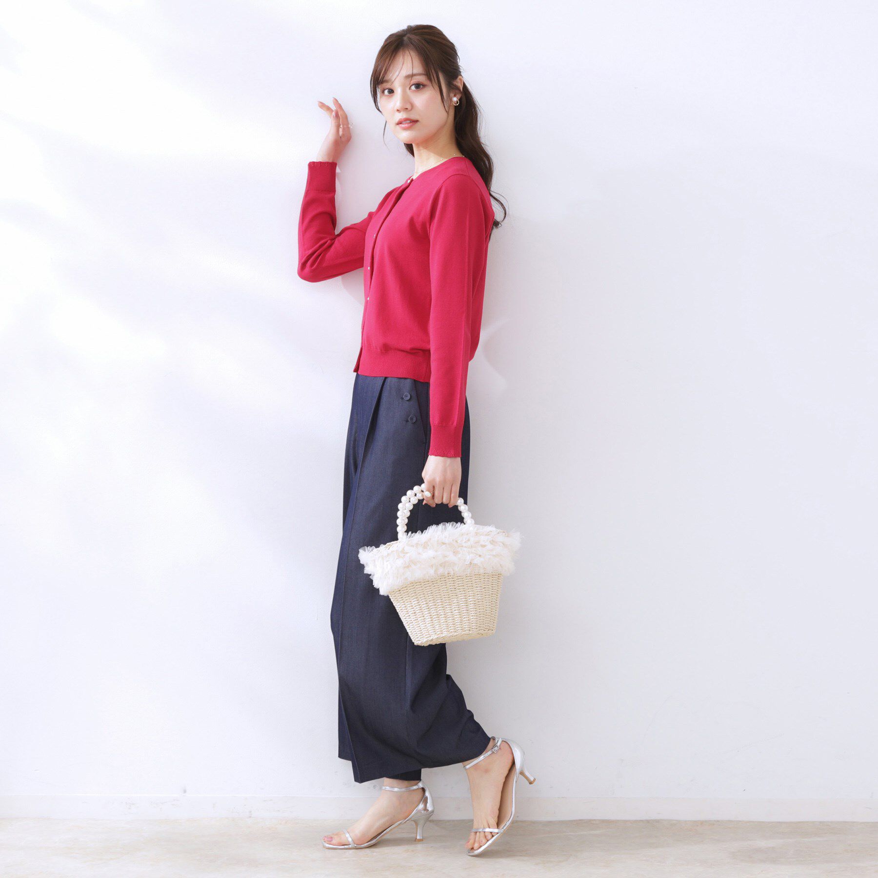 Couture broach「イロイロ釦ニットカーデ」|カーディガン|