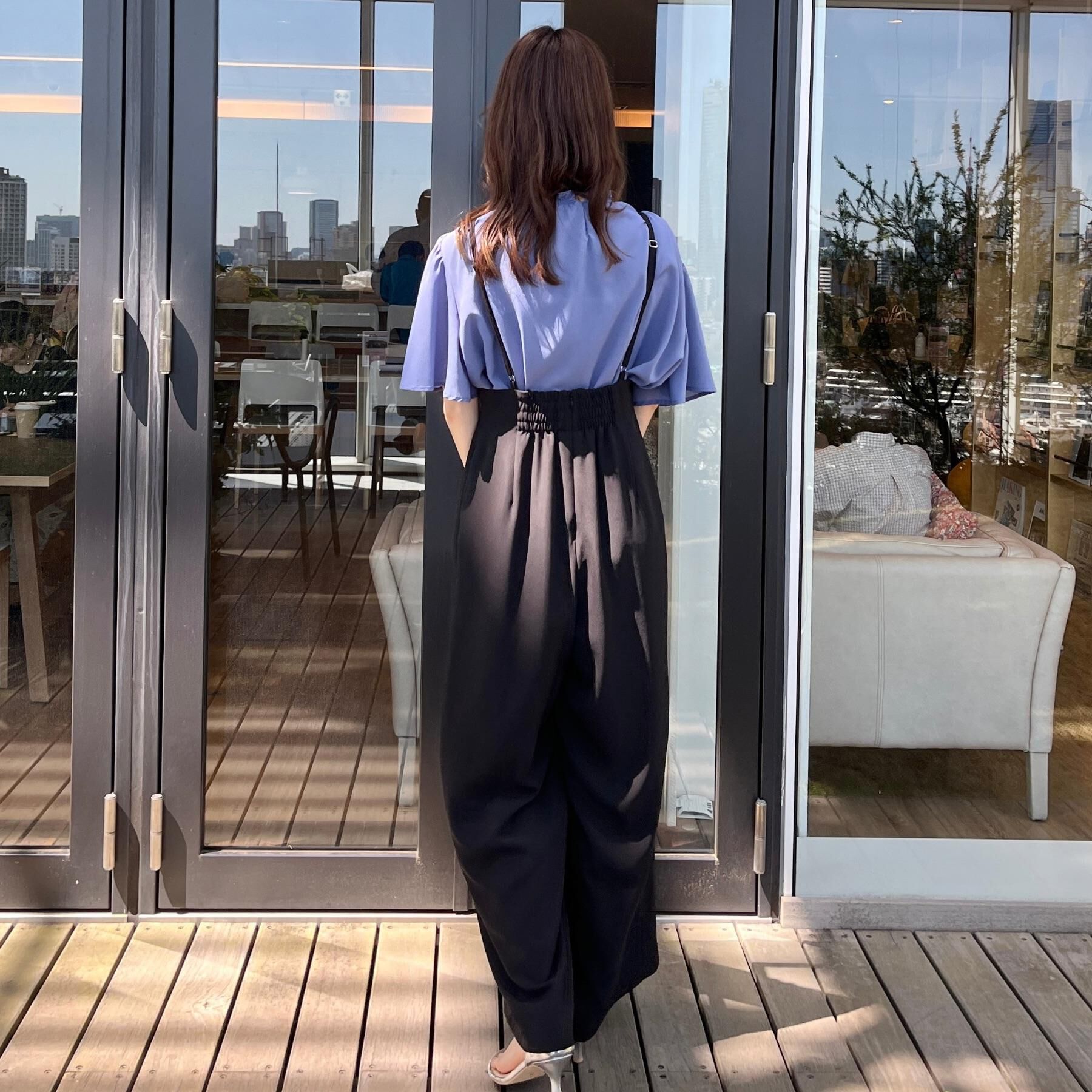 Couture broach「【二の腕カバー・通勤】シャーリングシアーブラウス」|シャツ・ブラウス|