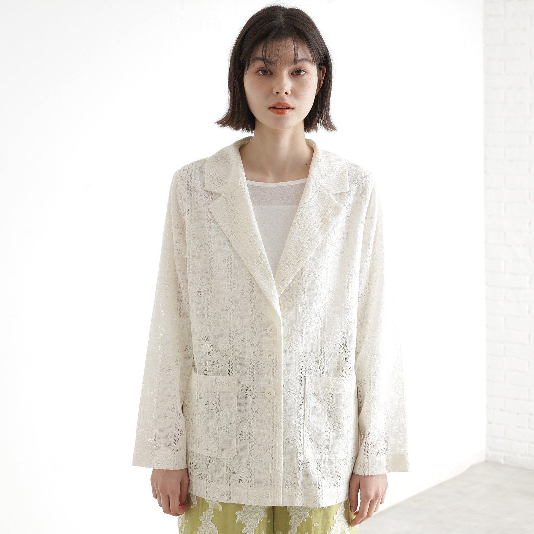 THE SHOP TK「レーステーラードジャケット」|テーラードジャケット|