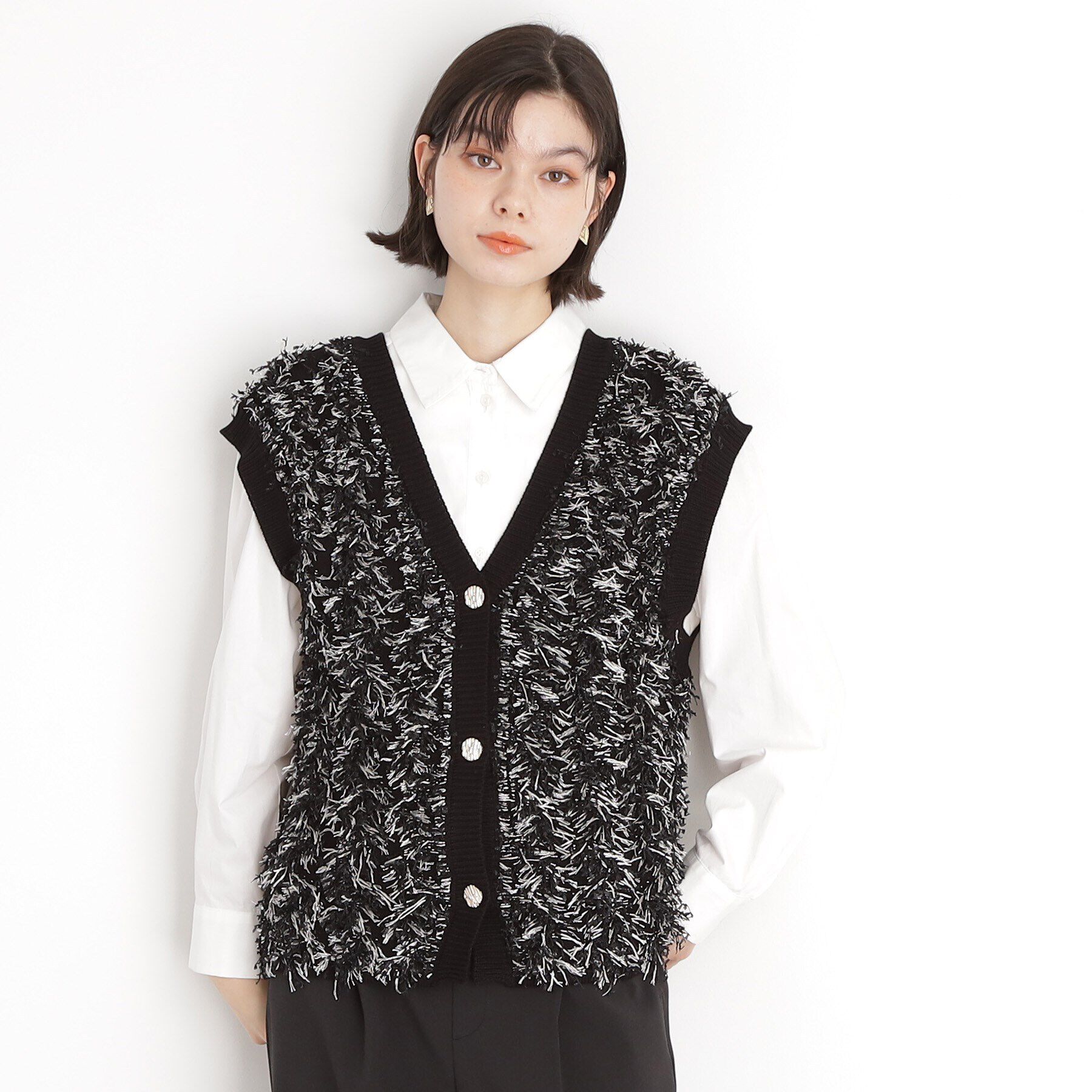 THE SHOP TK「テープヤーンベスト」|ベスト・ジレ|