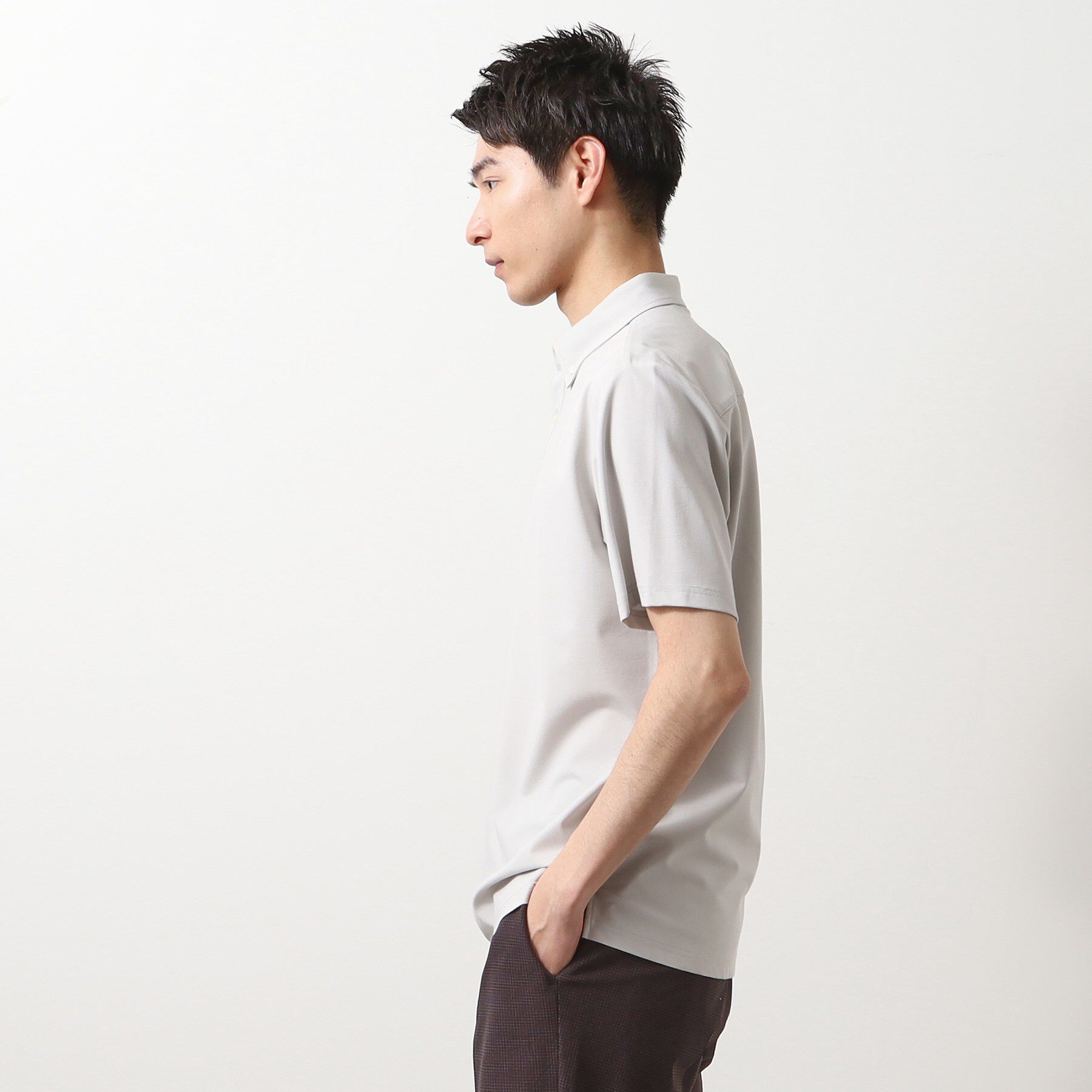 THE SHOP TK「アイスカノコポロシャツ 接触冷感/ビジネス対応」|ポロシャツ|