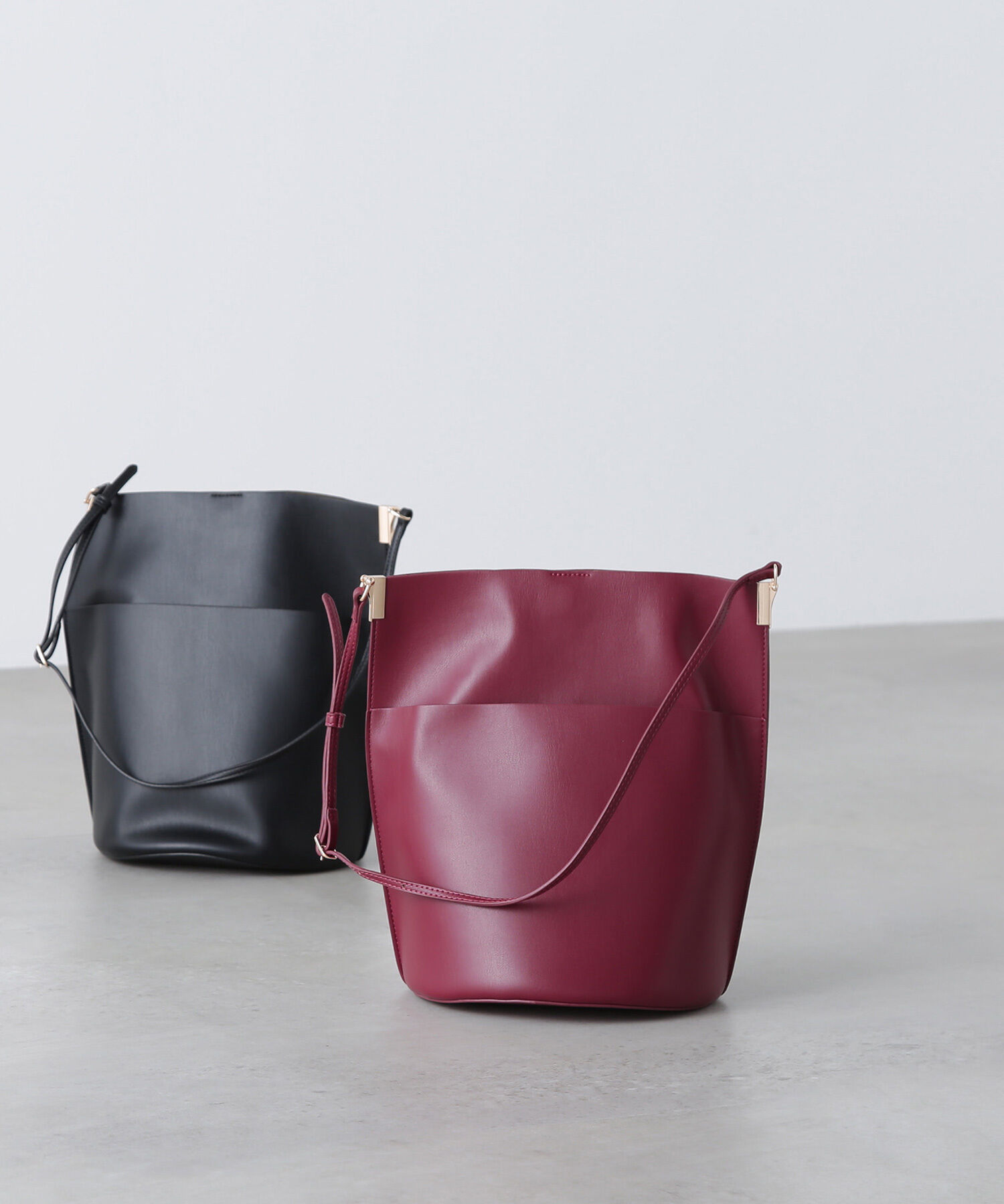  「ナローストラップバケットバッグ」|ショルダー・メッセンジャー|ディープレッ 1