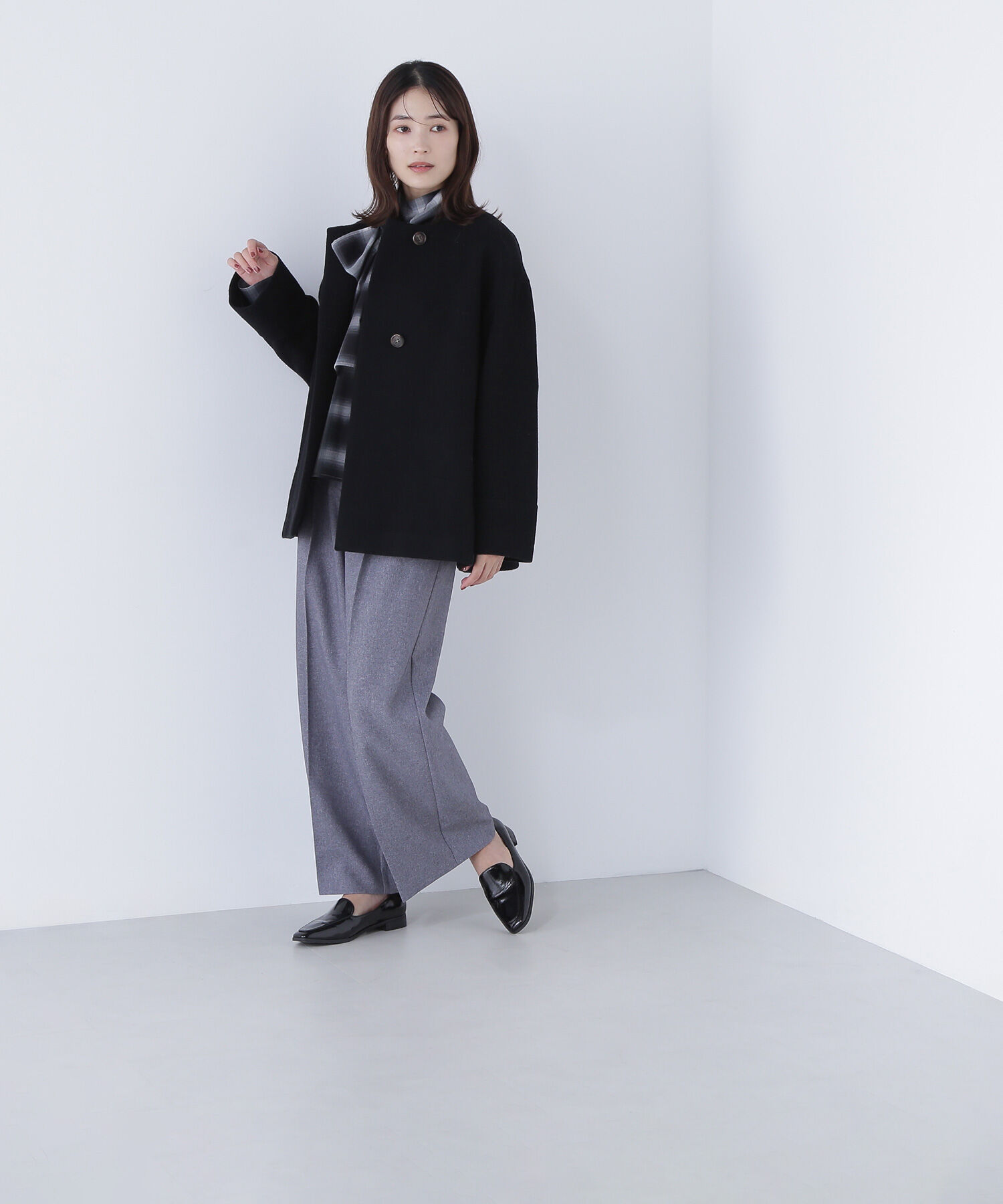  「毎日に&ldquo;ちょうどいい&rdquo;カシミヤ混コート」|ブルゾン・スタジャン|