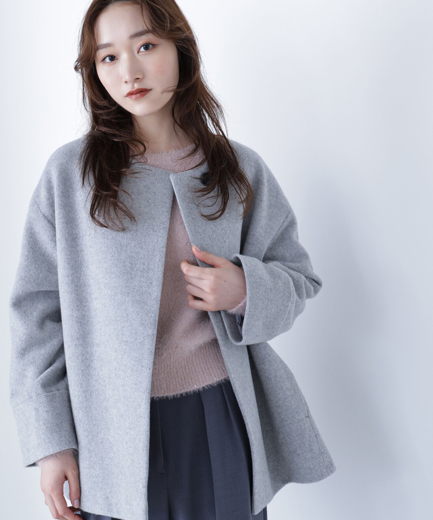  「毎日に&ldquo;ちょうどいい&rdquo;カシミヤ混コート」|ブルゾン・スタジャン|