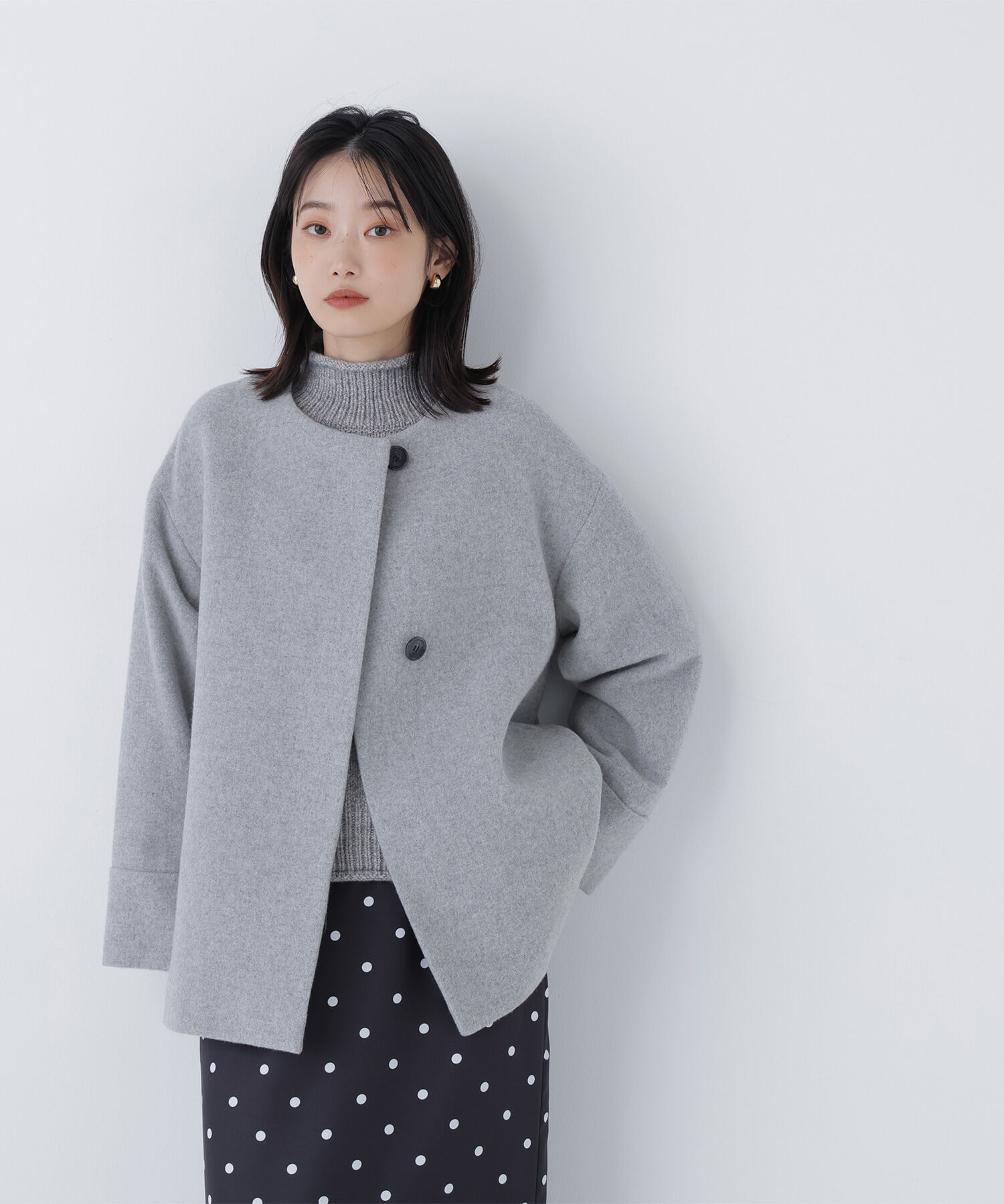  「毎日に&ldquo;ちょうどいい&rdquo;カシミヤ混コート」|ブルゾン・スタジャン|