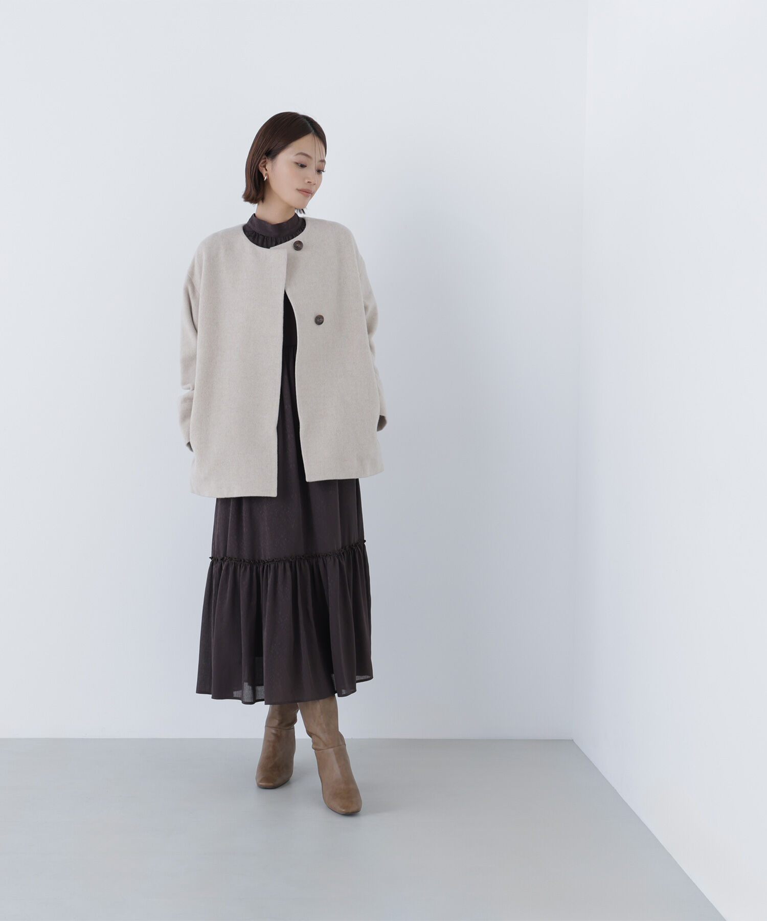  「毎日に&ldquo;ちょうどいい&rdquo;カシミヤ混コート」|ブルゾン・スタジャン|