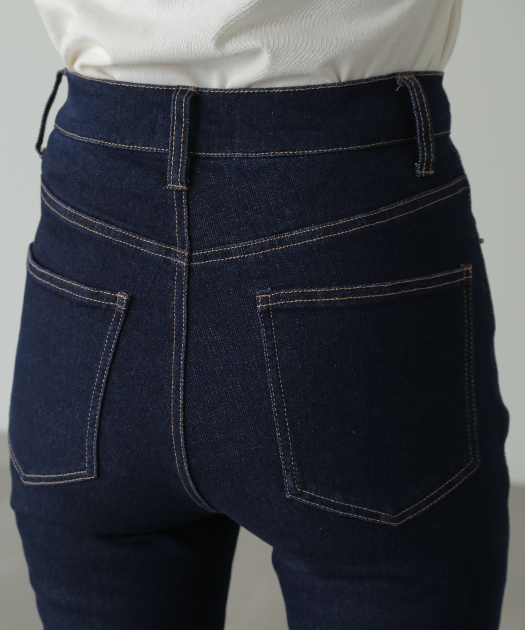  「[低身長サイズ/Sシリーズ]内スリットベルボトムデニムパンツ」|その他|