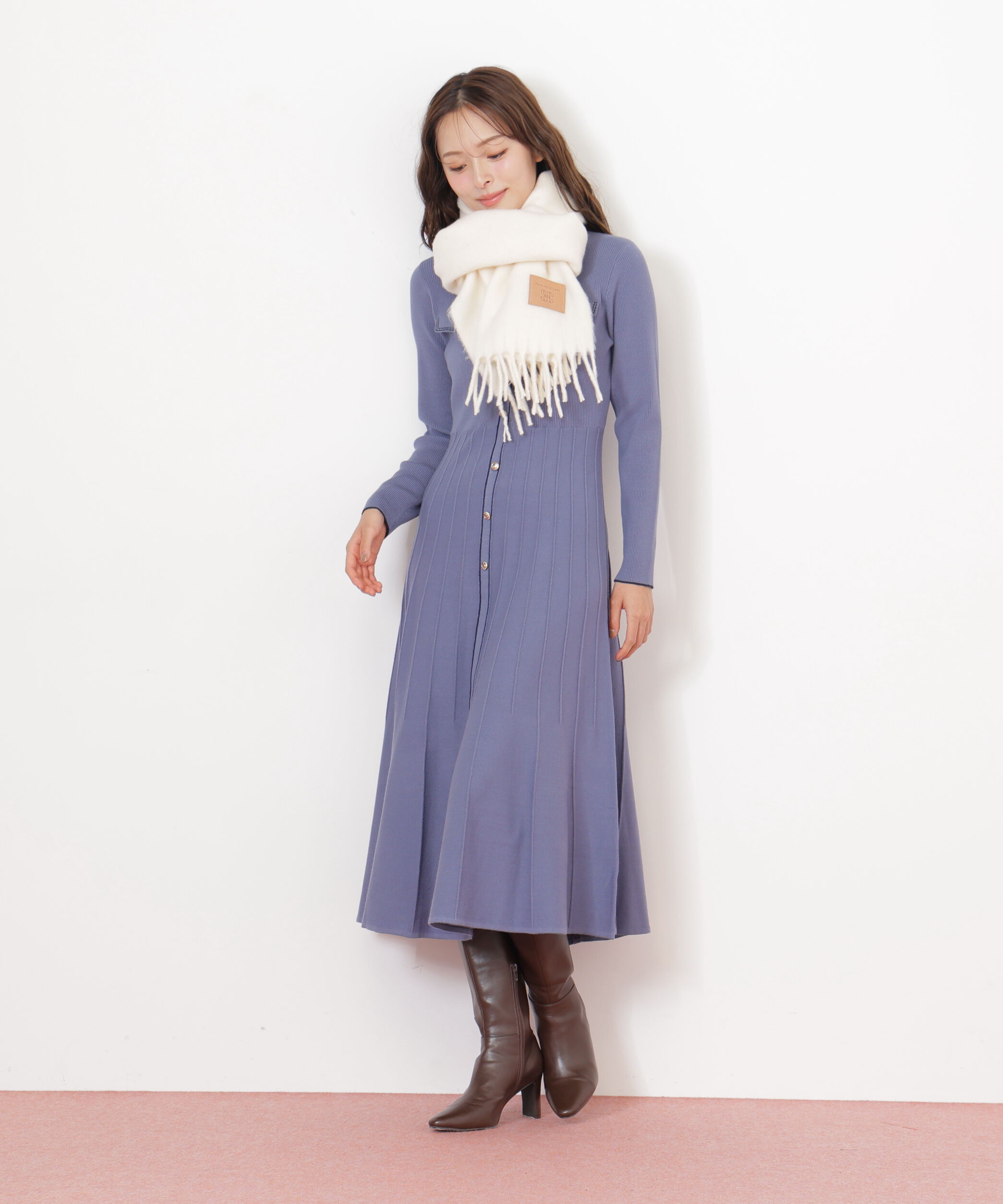  「レザータグループヤーンストール」|バンダナ・スカーフ|