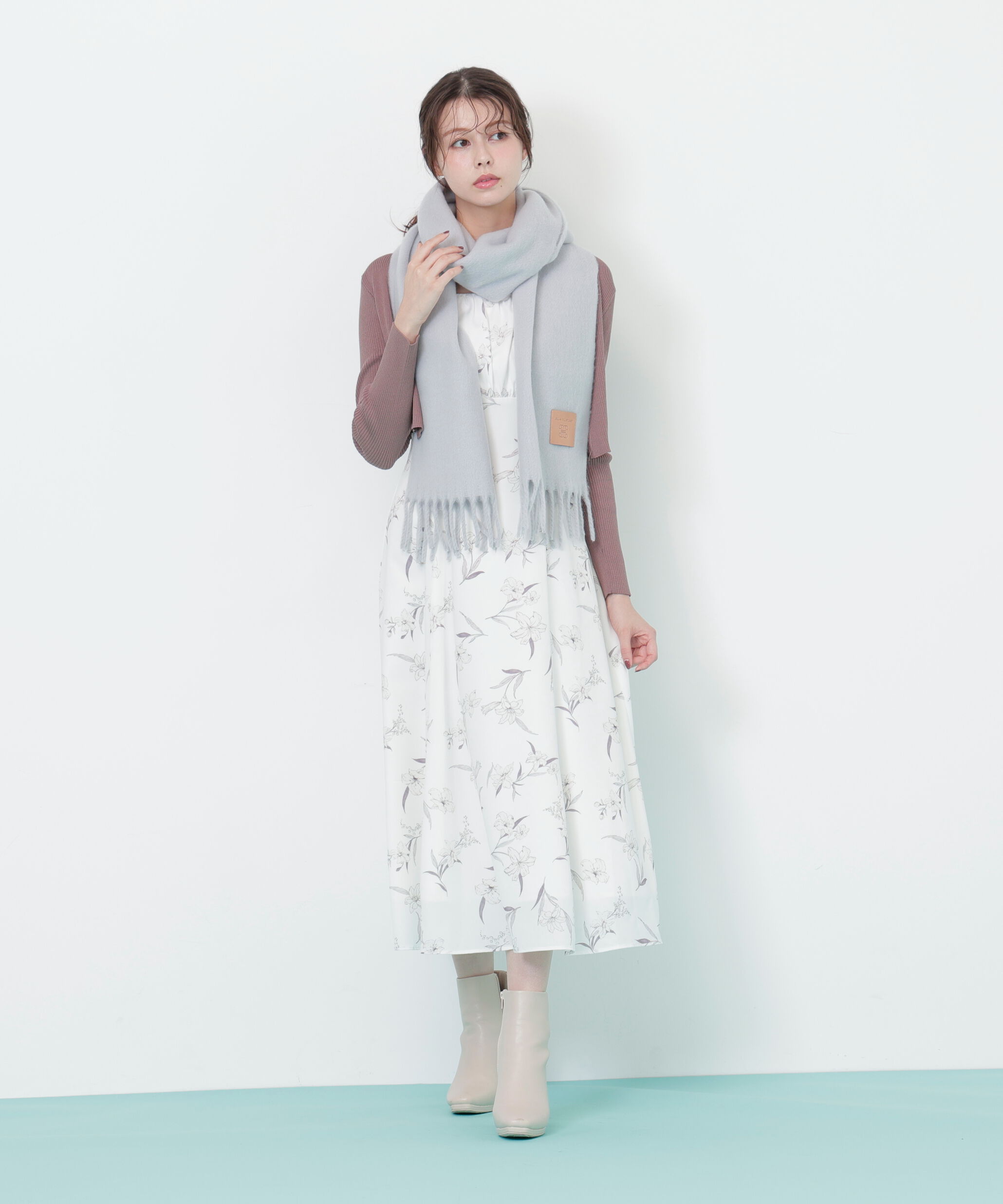  「レザータグループヤーンストール」|バンダナ・スカーフ|