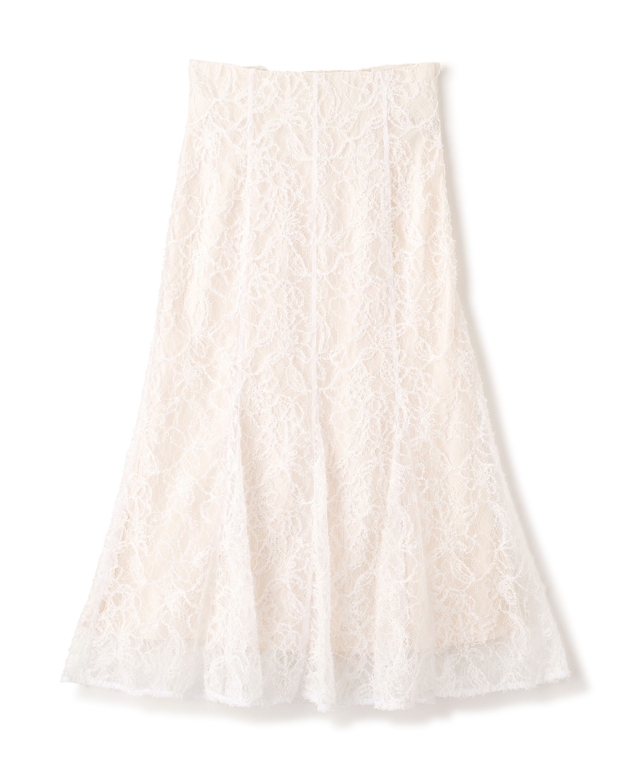  「モール刺繍レースマーメイドスカート」|スカート|