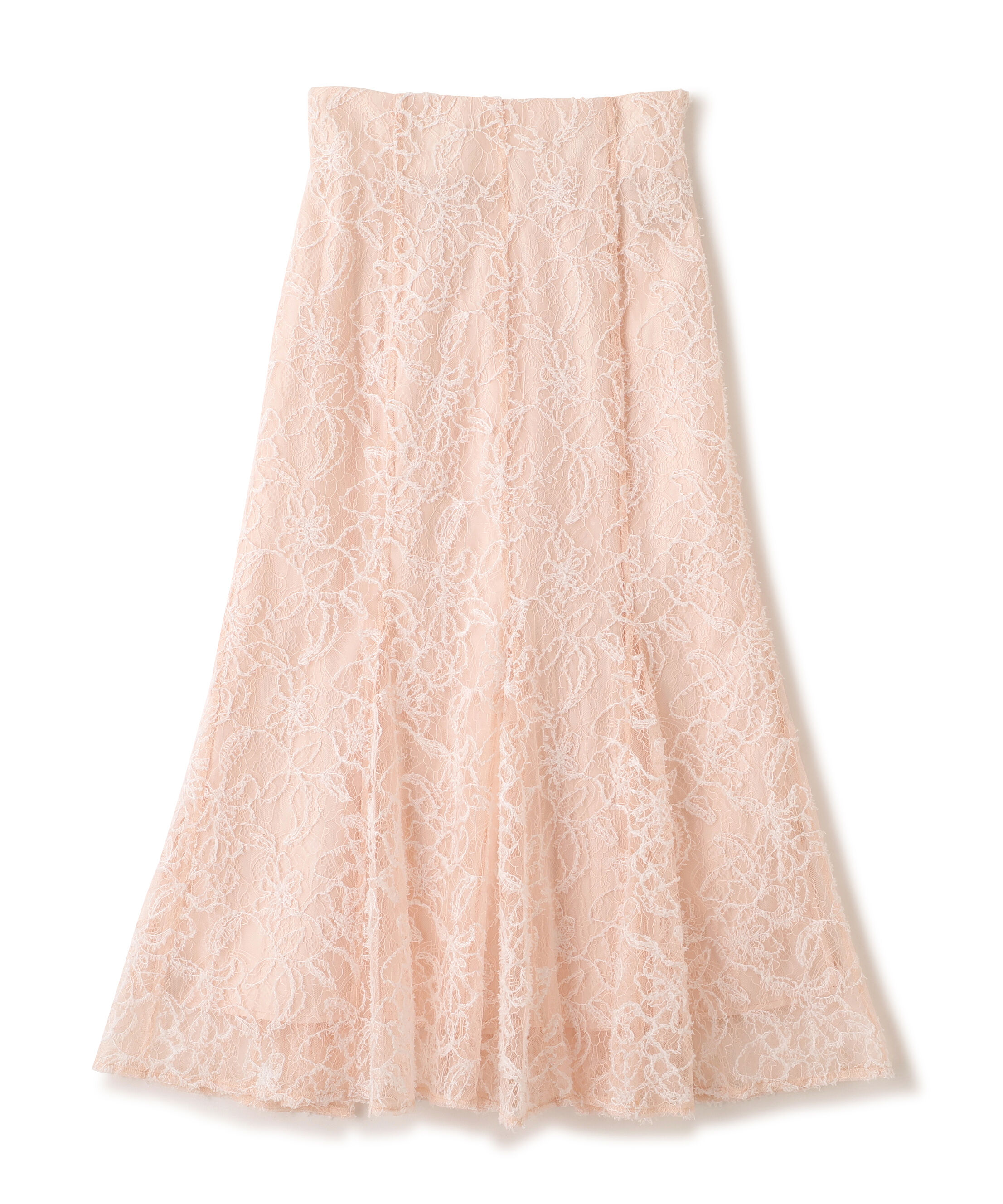  「モール刺繍レースマーメイドスカート」|スカート|
