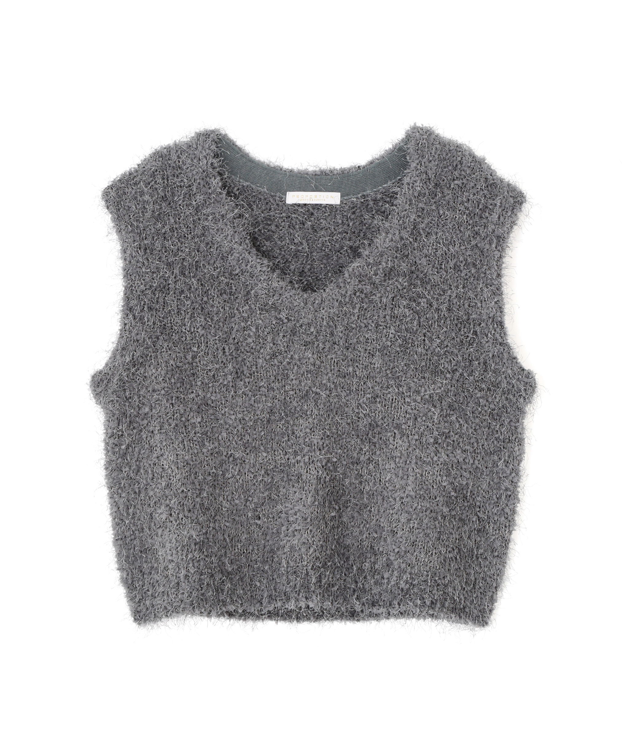 PROPORTION BODY DRESSING「＜ハンドウォッシャブル＞フェザーノースリニット」|ニット・セーター|