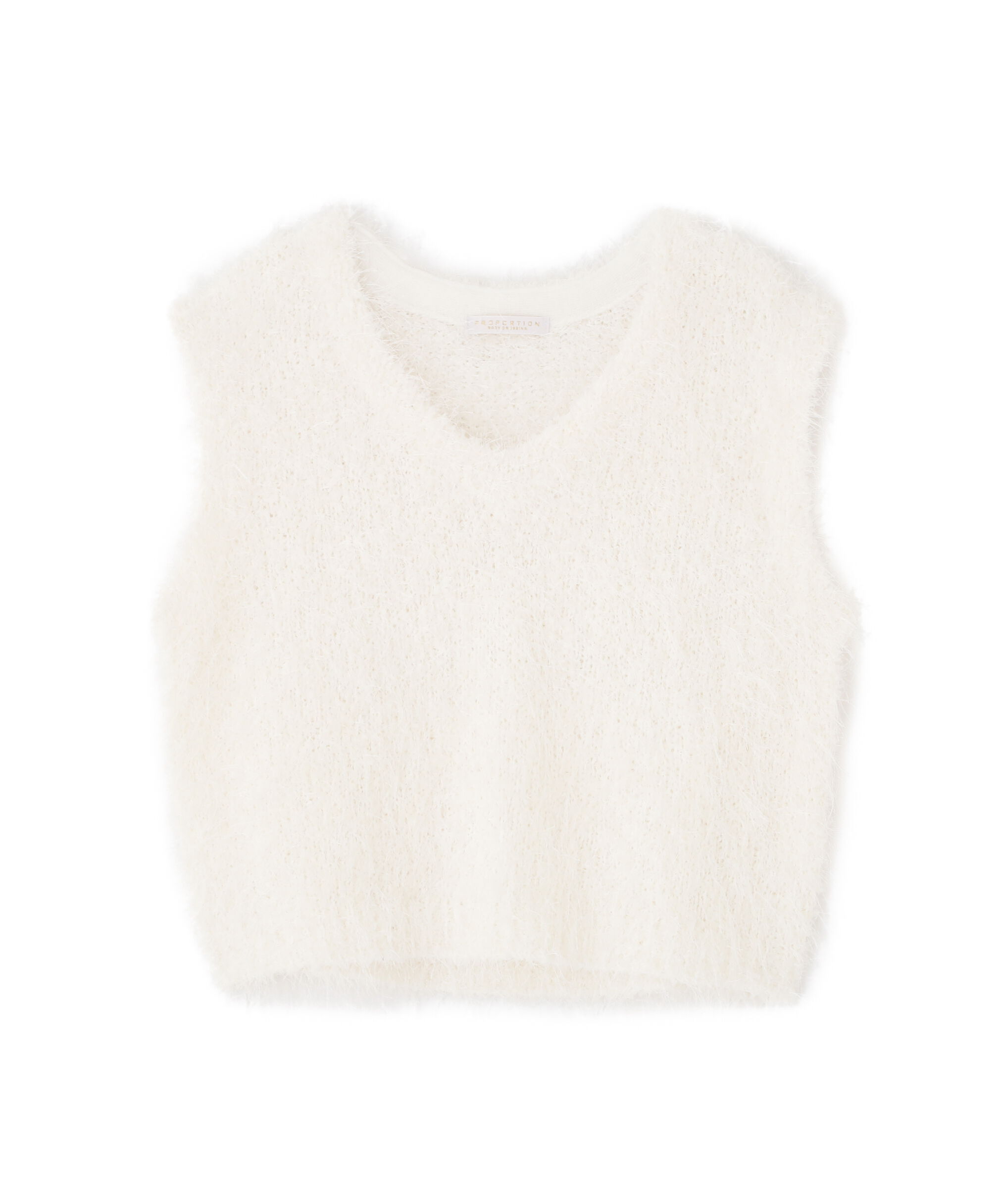 PROPORTION BODY DRESSING「＜ハンドウォッシャブル＞フェザーノースリニット」|ニット・セーター|