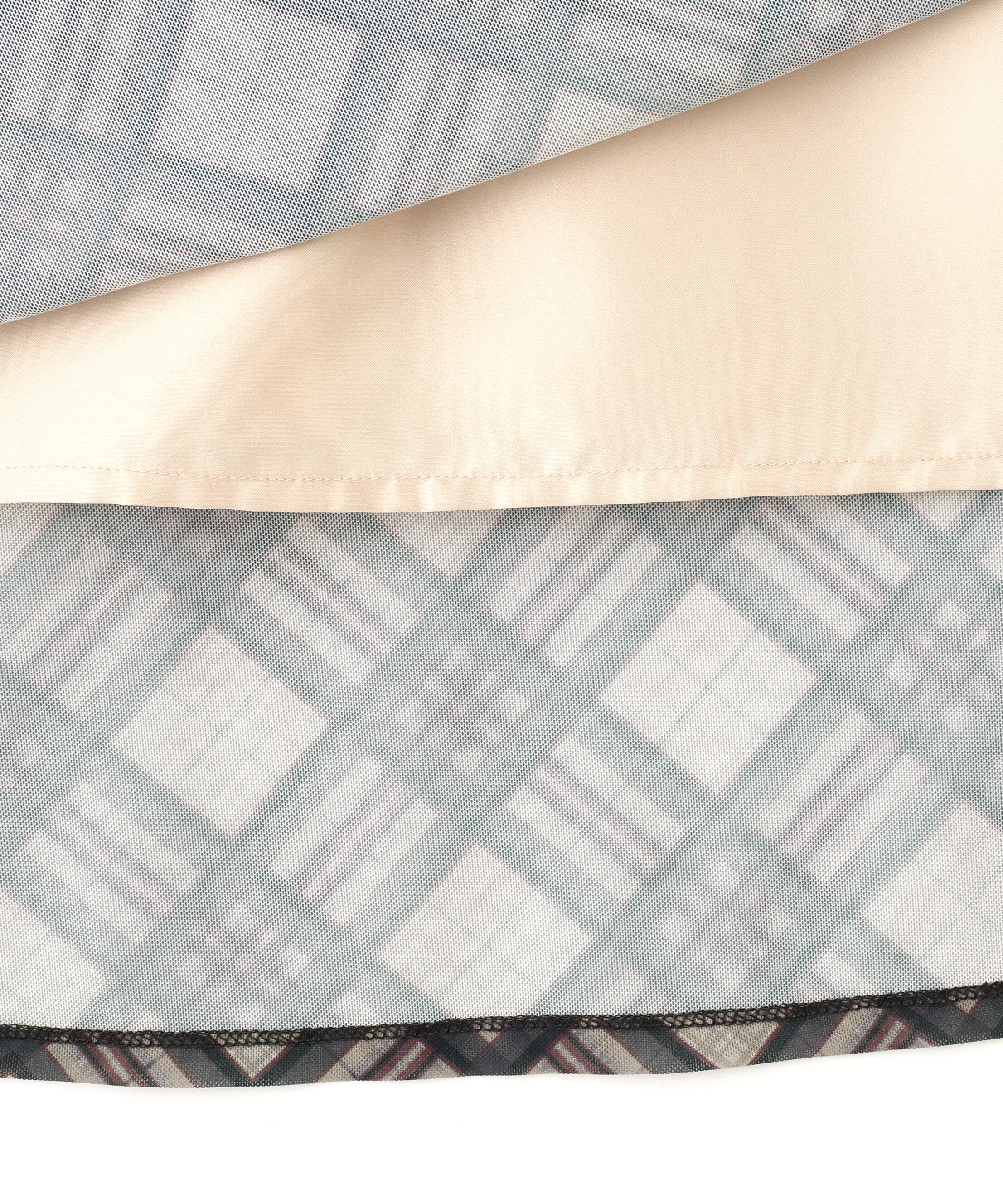 PROPORTION BODY DRESSING「チェックナロースカート 25AW」|スカート|