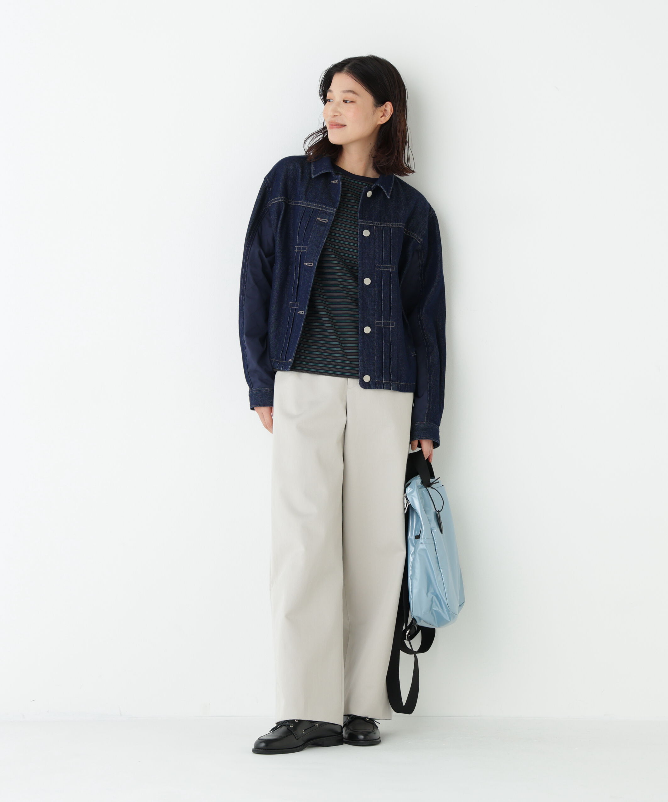  「マルチボーダーロンＴ」|Tシャツ・カットソー|