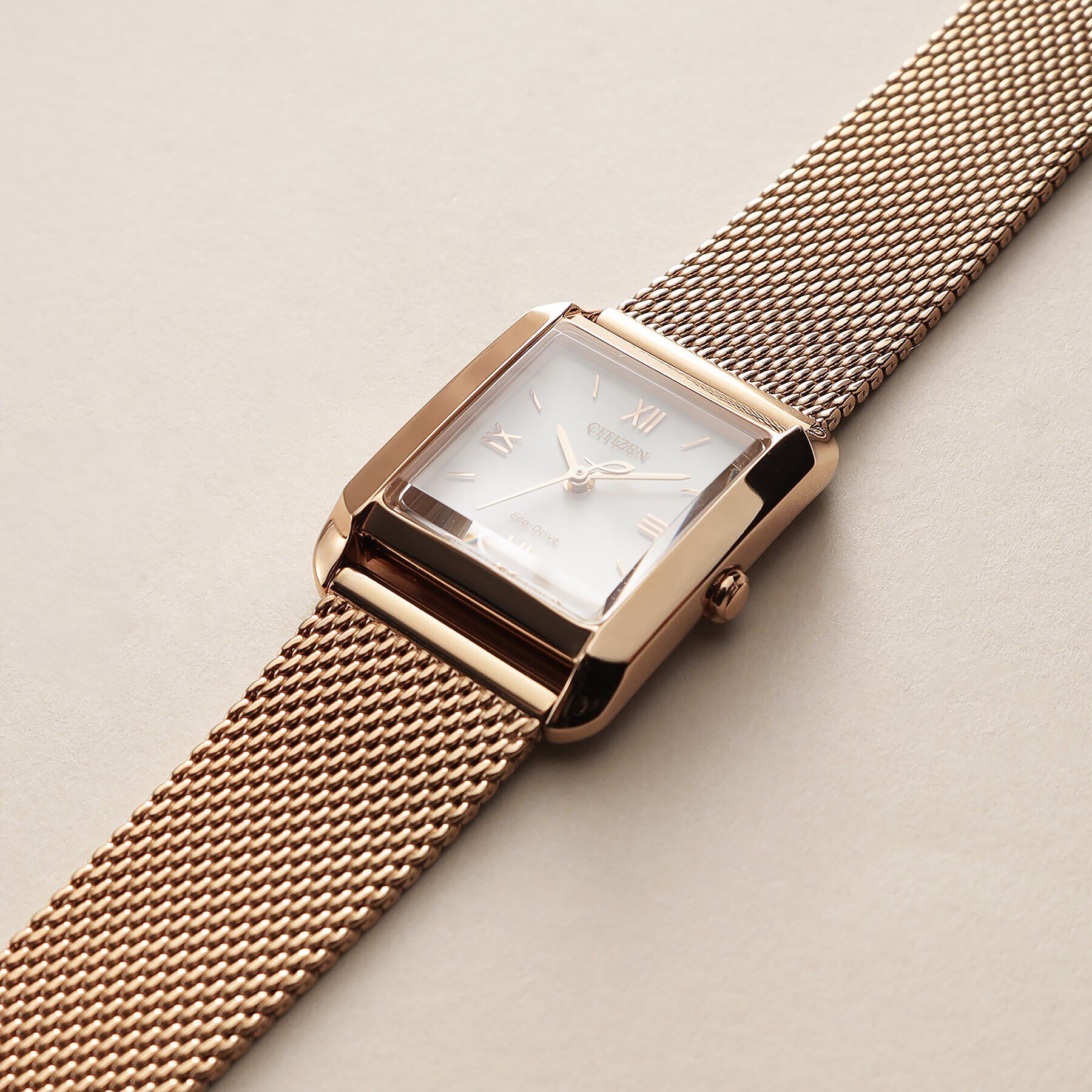 COCOSHNIK「RG シチズンL別注モデル スクエア チェンジャブルウォッチ（ホワイト）」|腕時計|